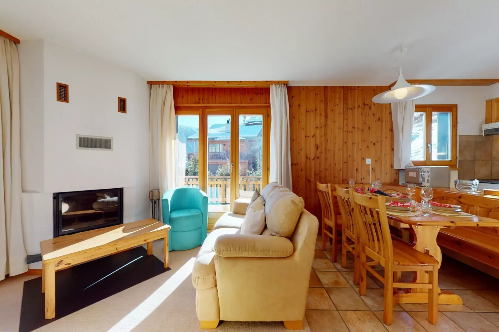 Crêtes X1 023 - SUNNY apartment 5 pers-Wohnzimmer
