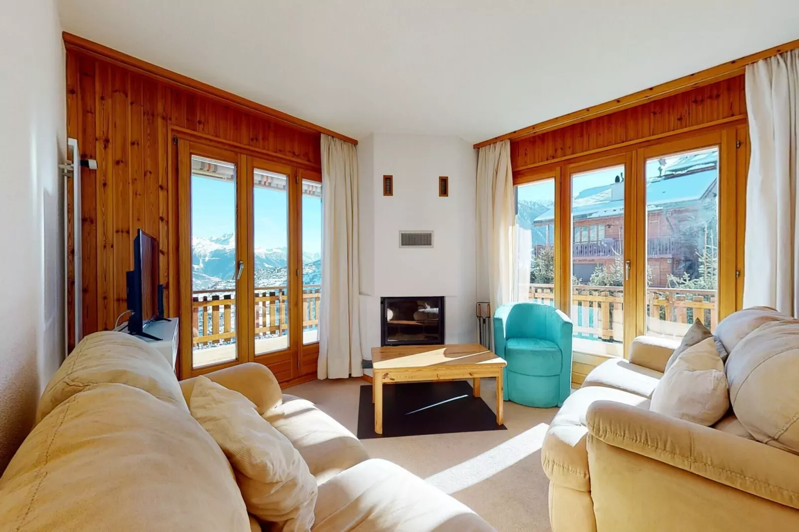 Crêtes X1 023 - SUNNY apartment 5 pers-Wohnzimmer