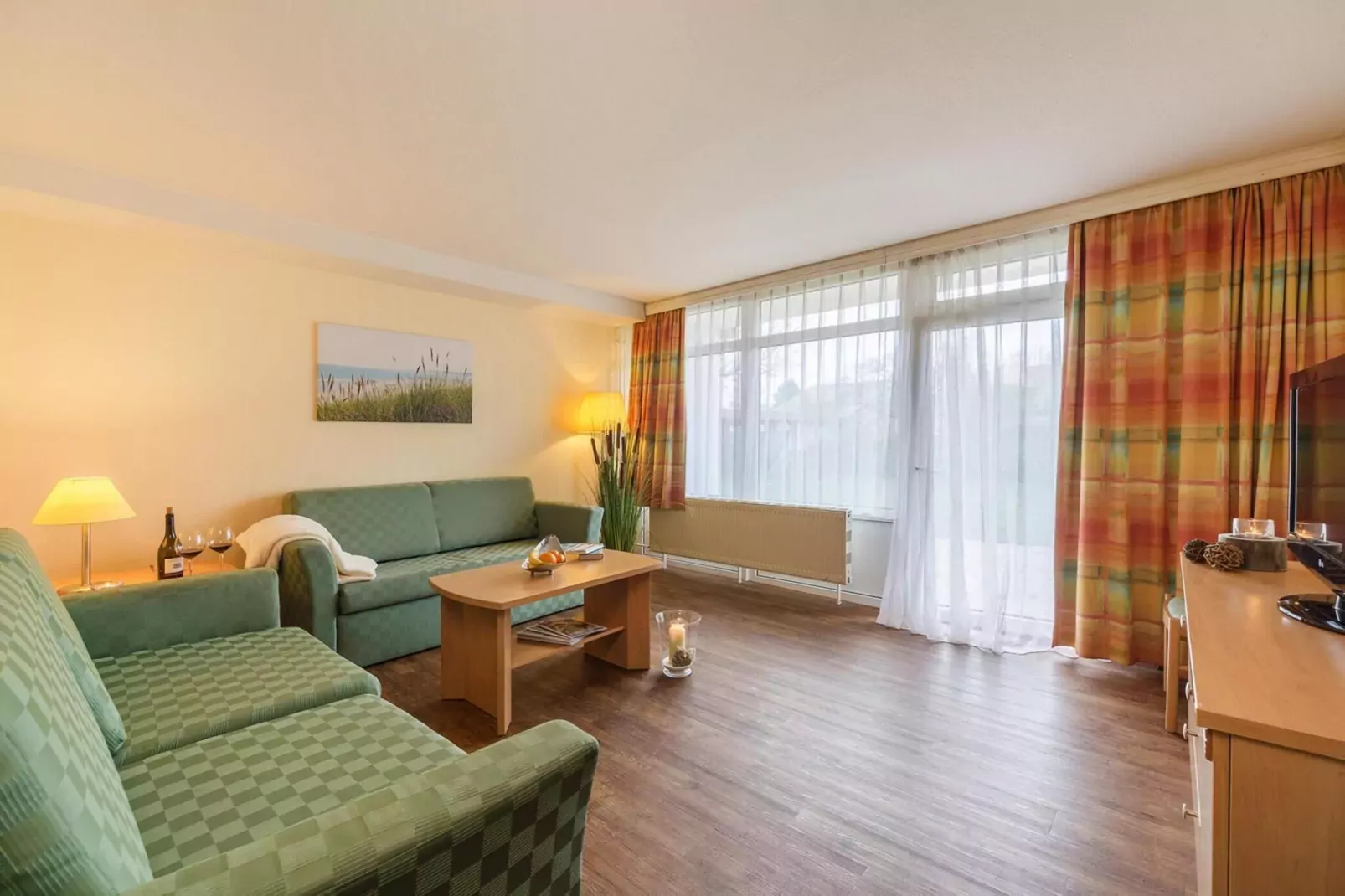 Gartenapartment-Living room