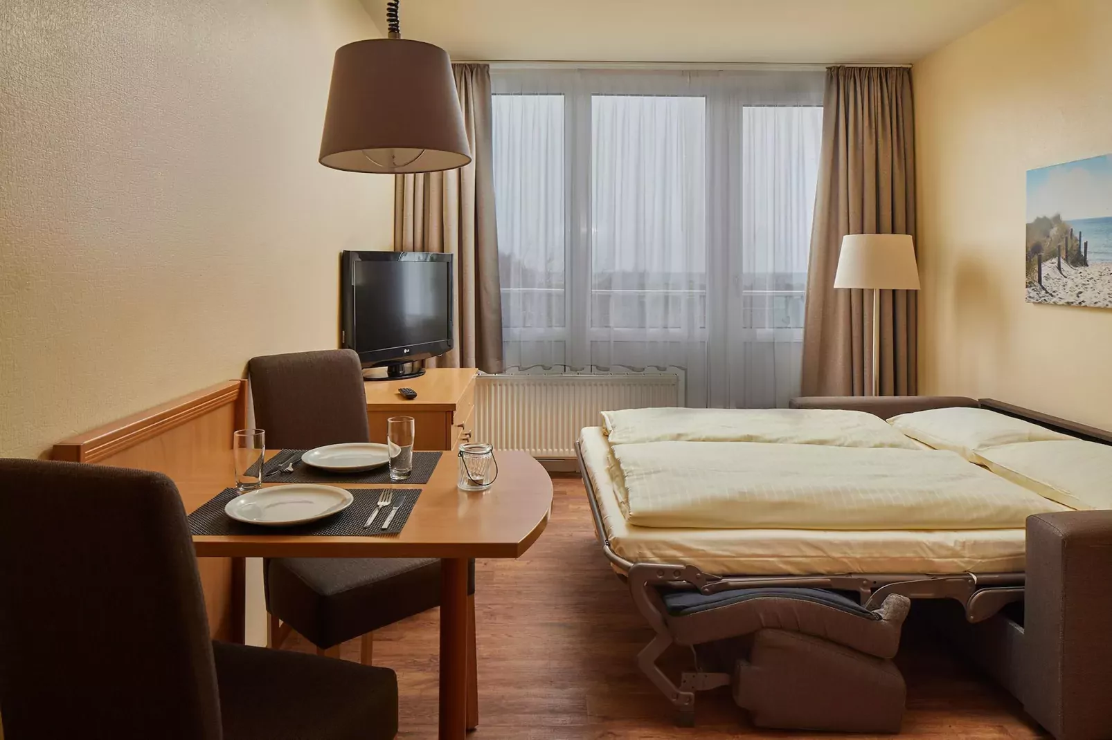 1-Zimmer-Apartement "Am Park"-Bedroom
