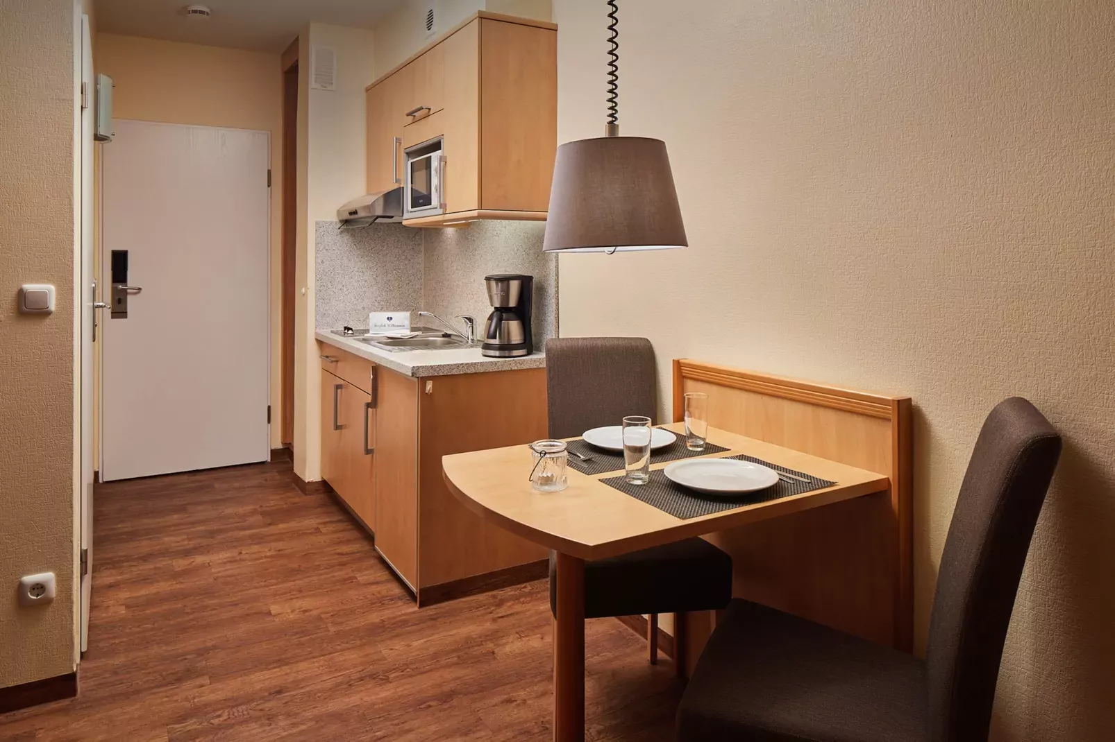 1-Zimmer-Apartment Seeseite "Am Park"-Kitchen
