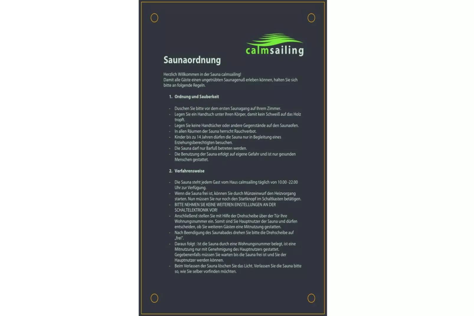 App 15 ohne Meerblick 1 OG-Facilities