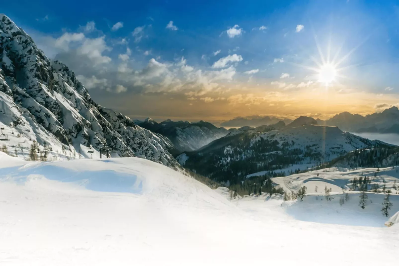 Resort Hermagor-Nassfeld 1-Area winter 20km