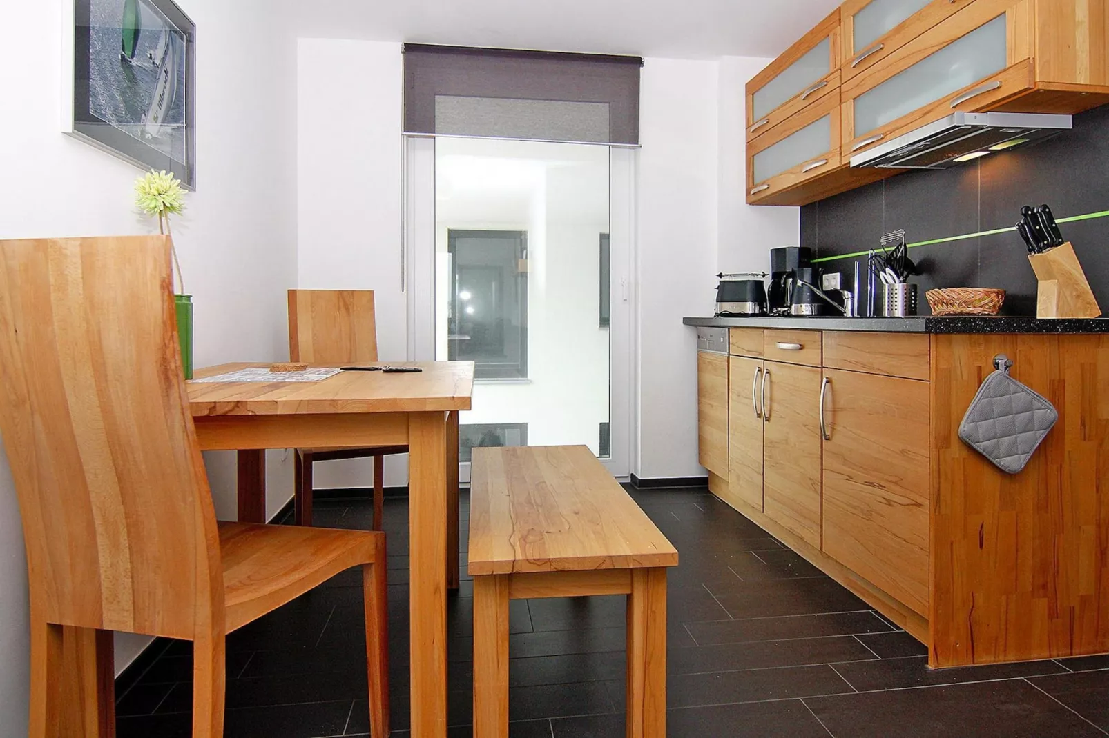 App 16 seitl Meerblick 1 OG-Kitchen