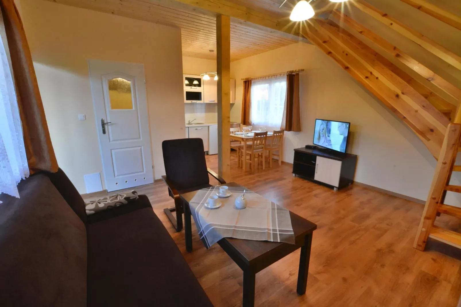 Domki Letniskowe dla 5 osób Ustronie Morskie-Living room