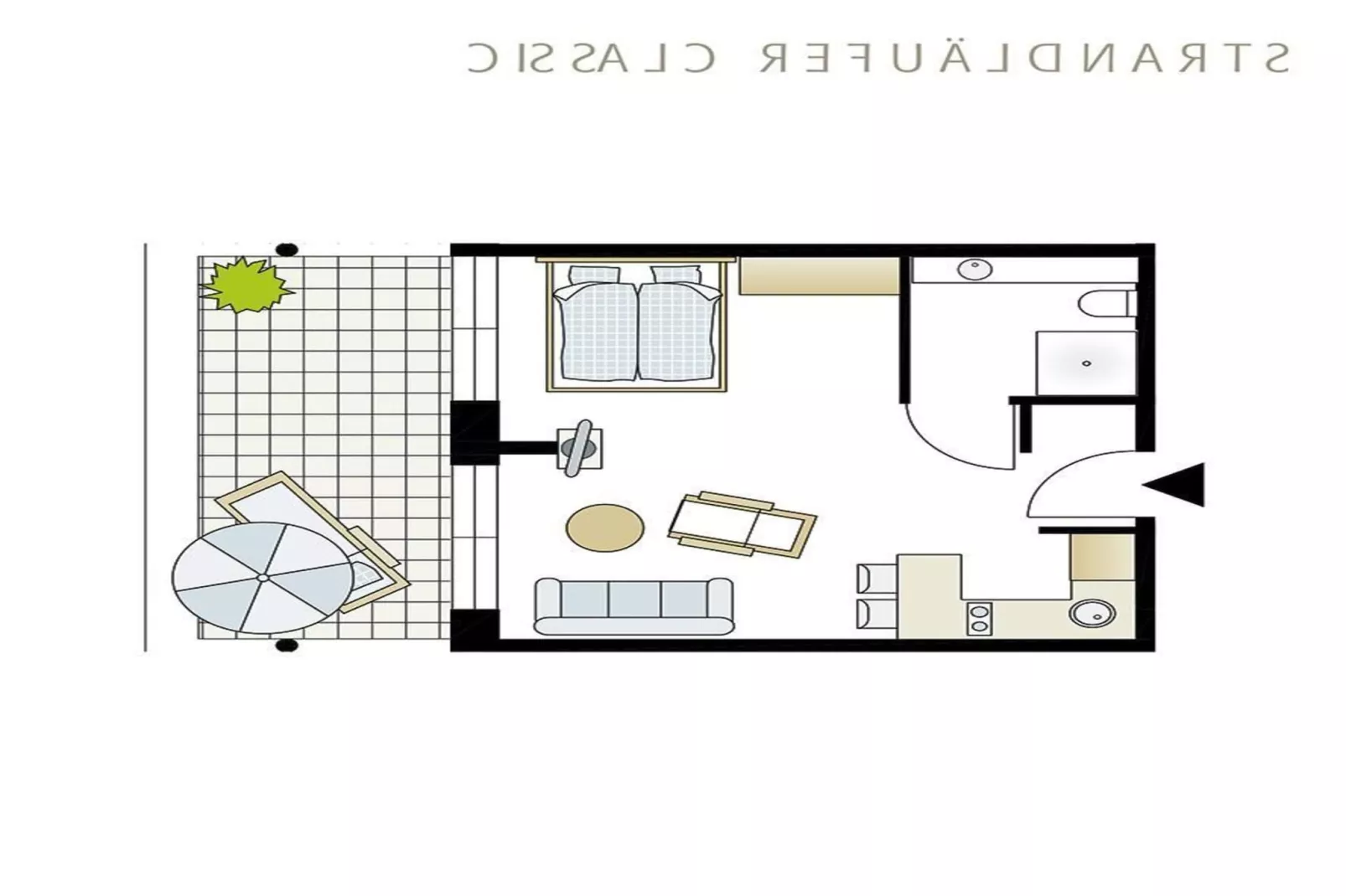 Strandläufer Classic 105-Floor plan