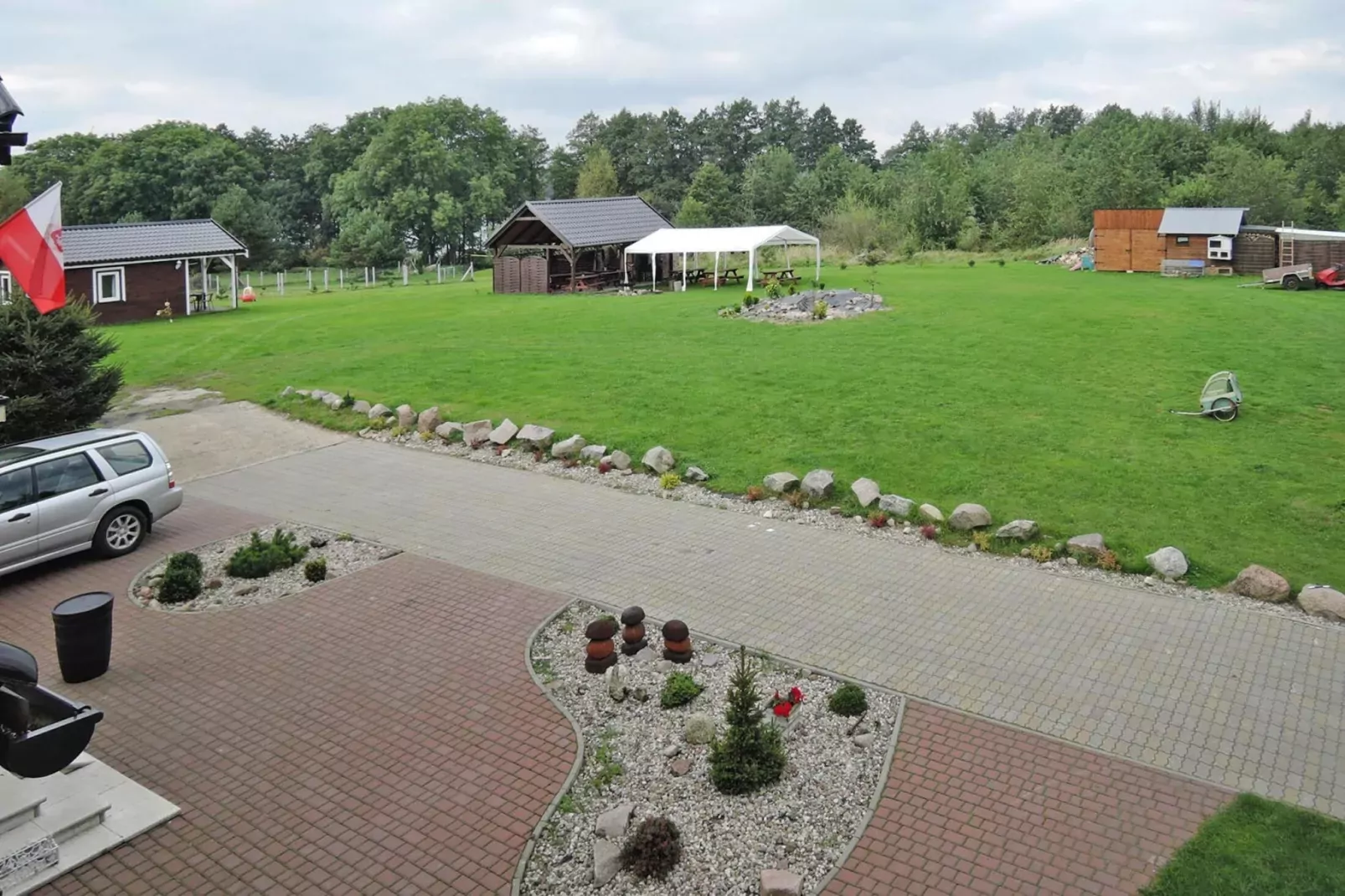 Semi-detached house, Troszyn-200 qm, Penderoza-Gardens summer
