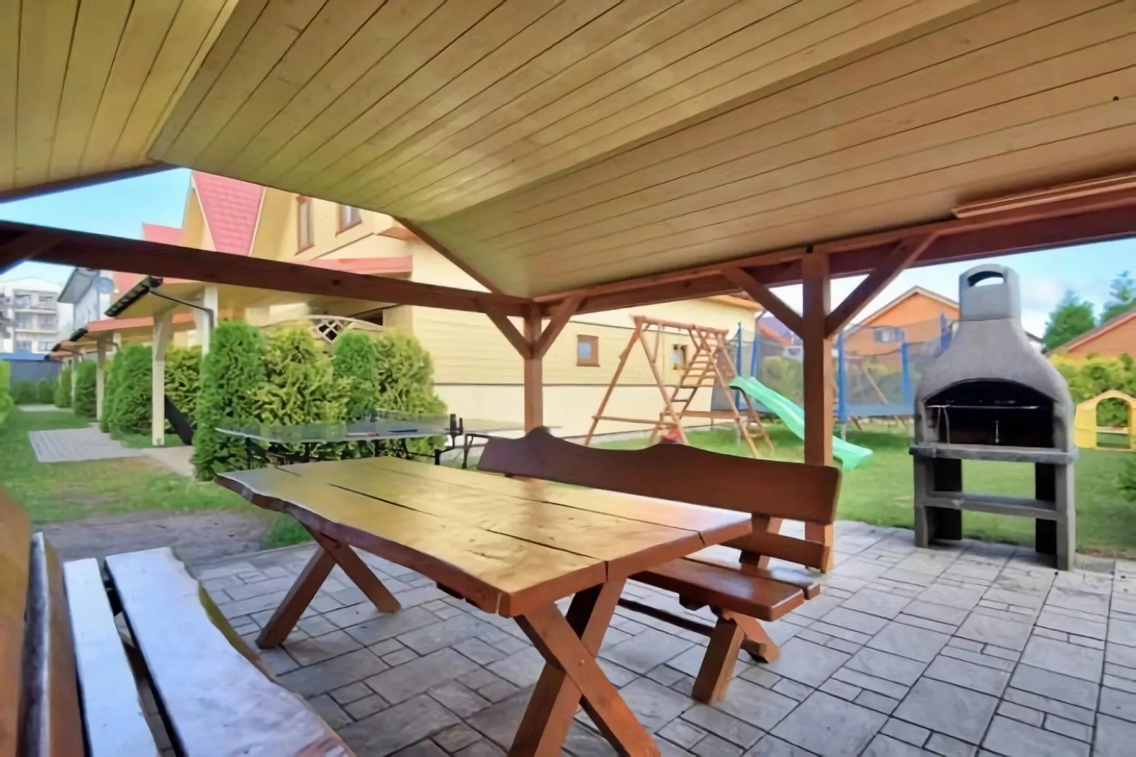 Domki wakacyjne dla 7 osób Sarbinowo-Terrace balcony