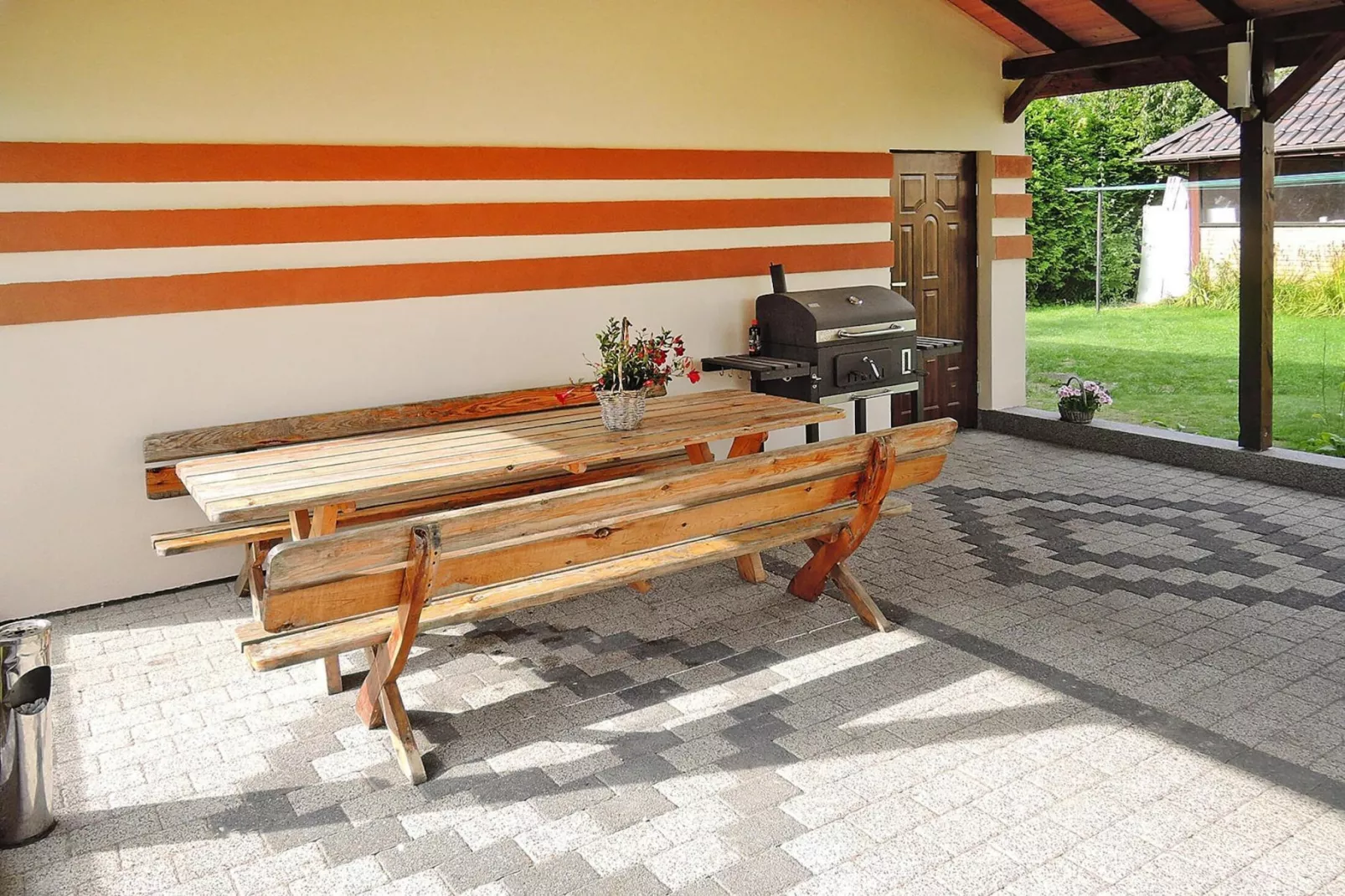 Domek skandynawski z basenem i jacuzzi w Międzywodziu-Outdoor