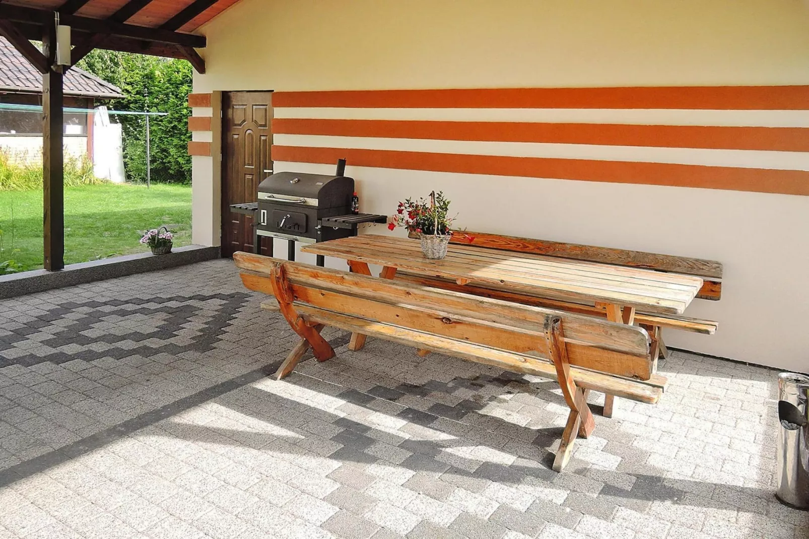 Domek skandynawski z basenem i jacuzzi w Międzywodziu-Outdoor
