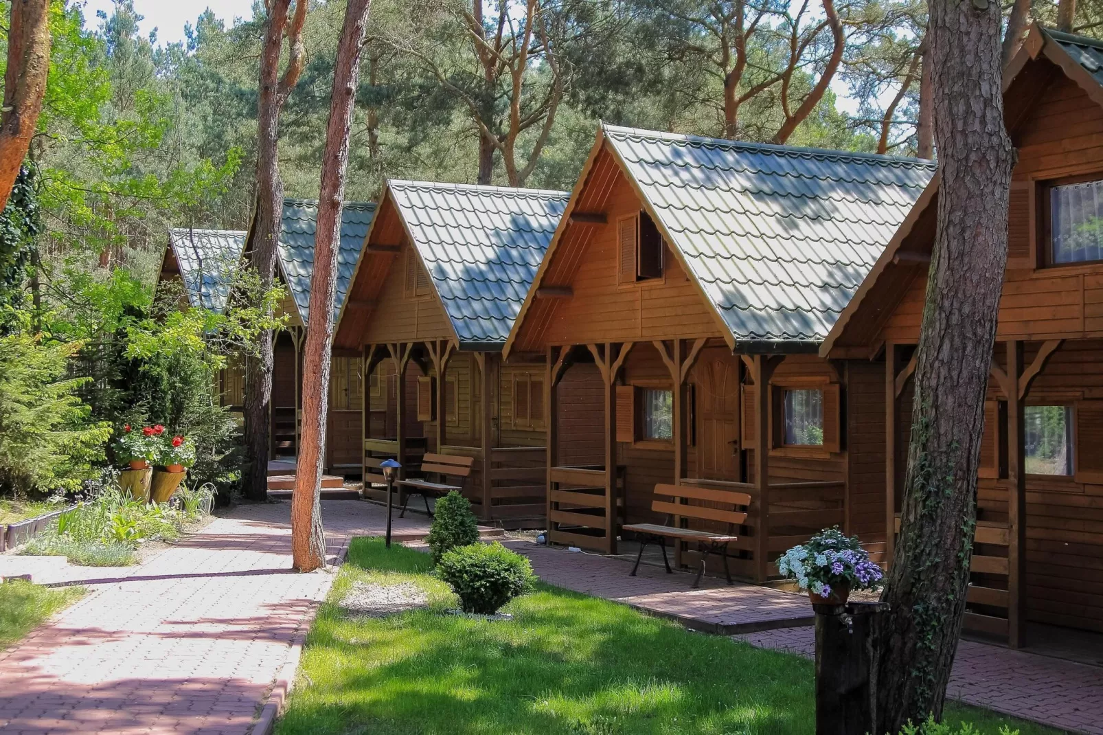 Domki wakacyjne Łazy-Exterior summer