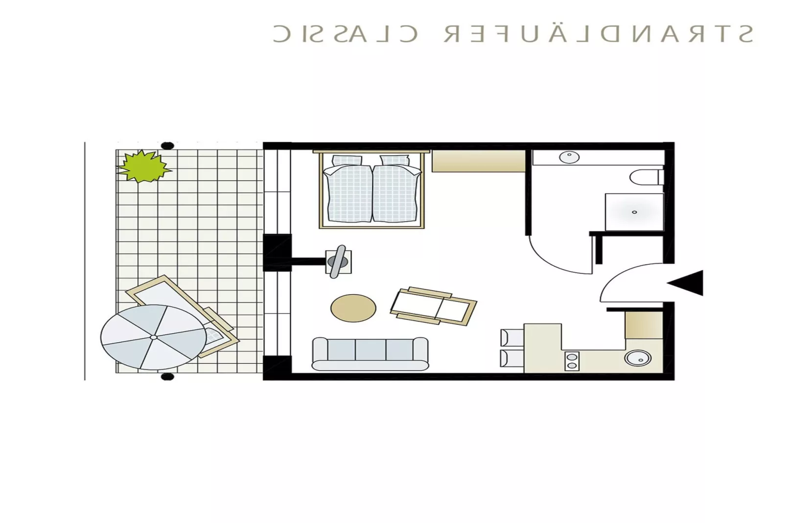 Strandläufer Classic 107-Floor plan