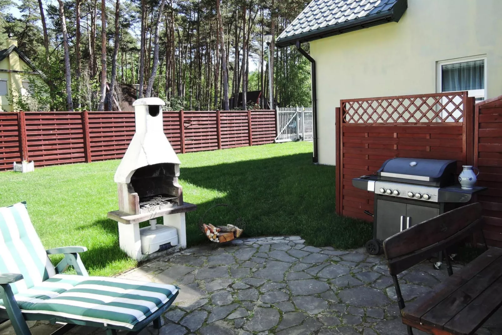 Holiday home in Lukecin for 6 persons-Gardens summer