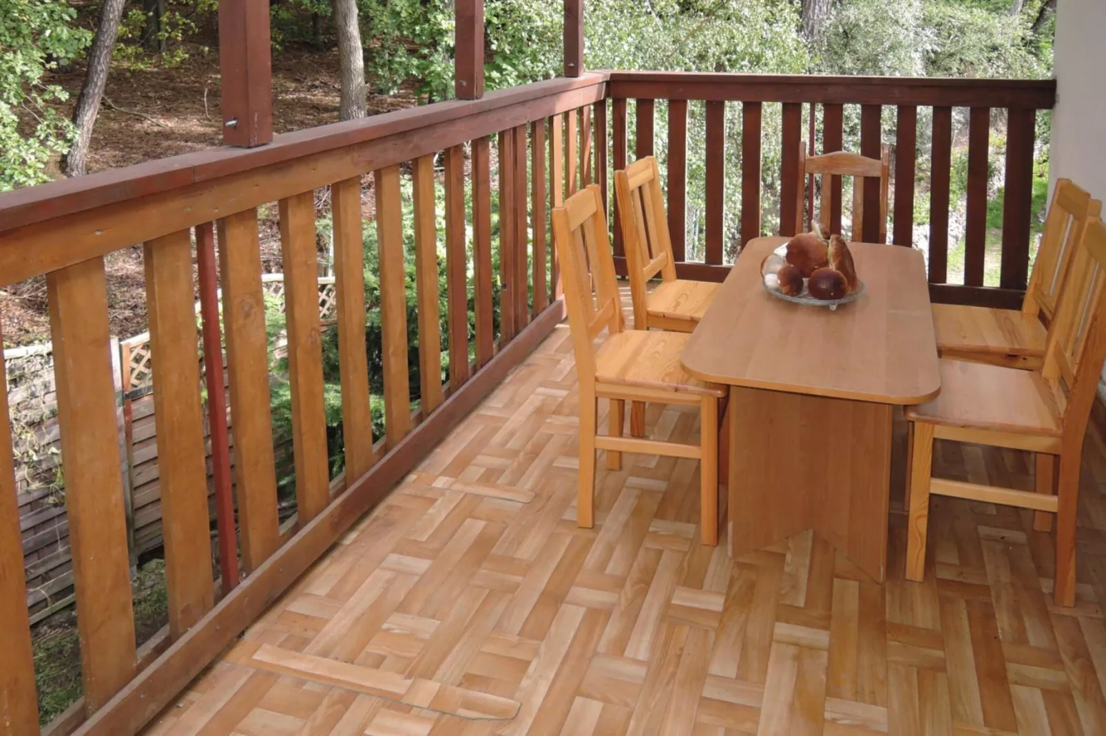 Semi-detached house in Wiselka-Balcon-terrasse