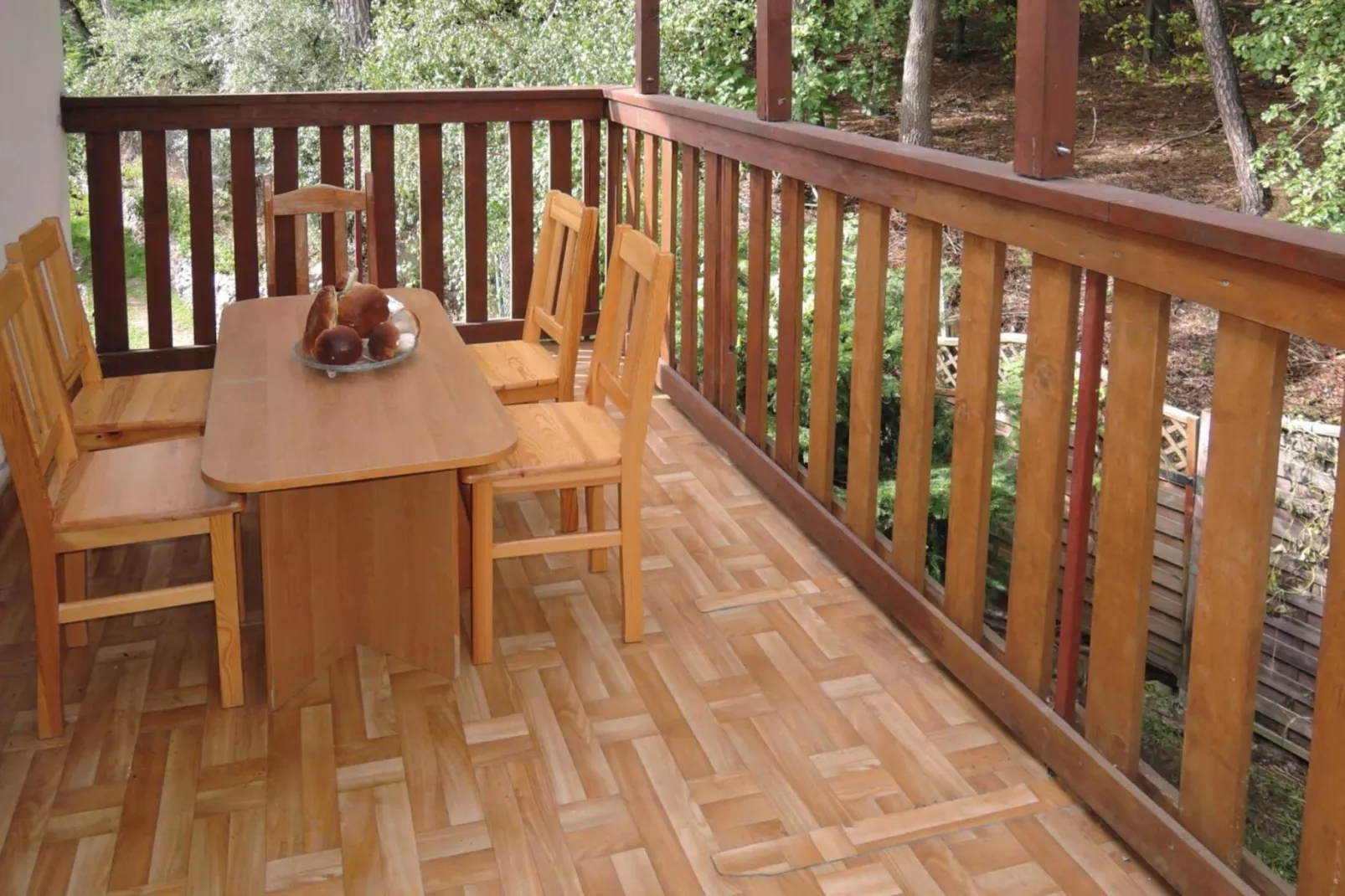 Semi-detached house in Wiselka-Balcon-terrasse