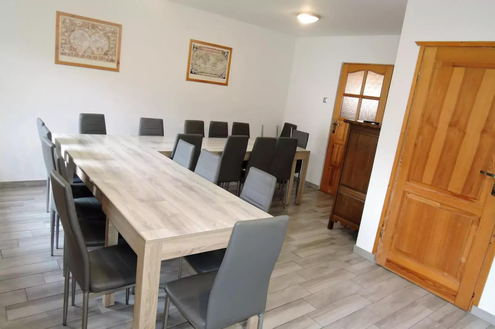 Lovely holiday home in Pobierowo for 20 persons-Dining room