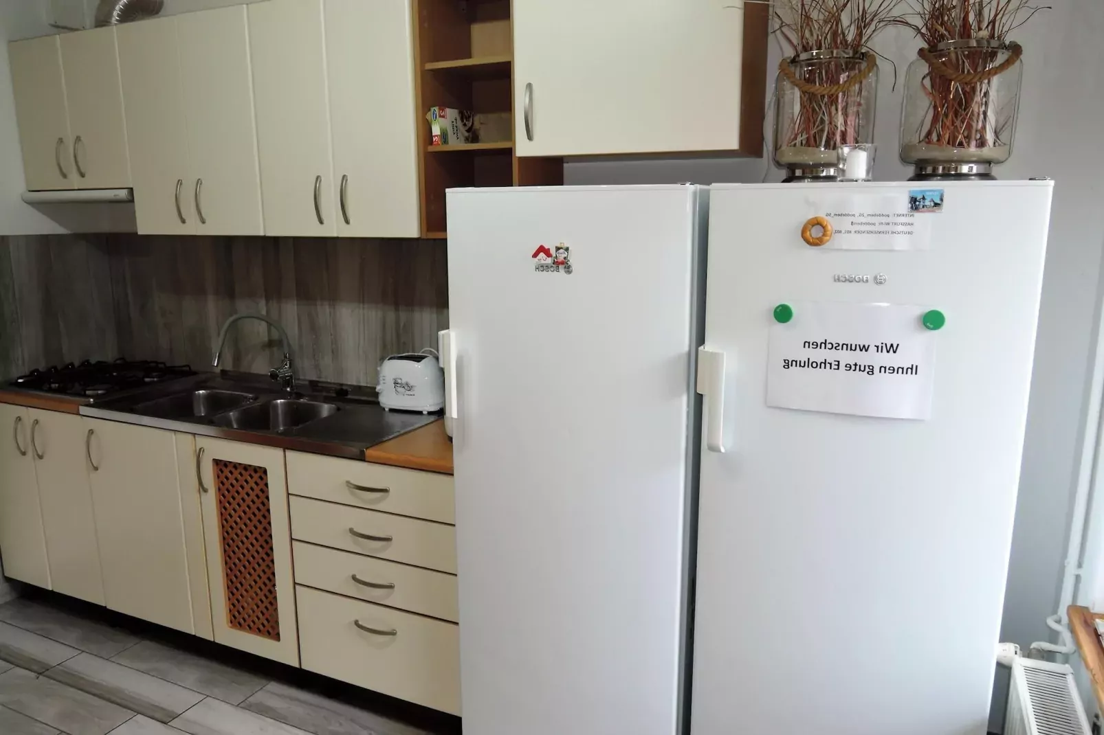 Lovely holiday home in Pobierowo for 20 persons-Kitchen