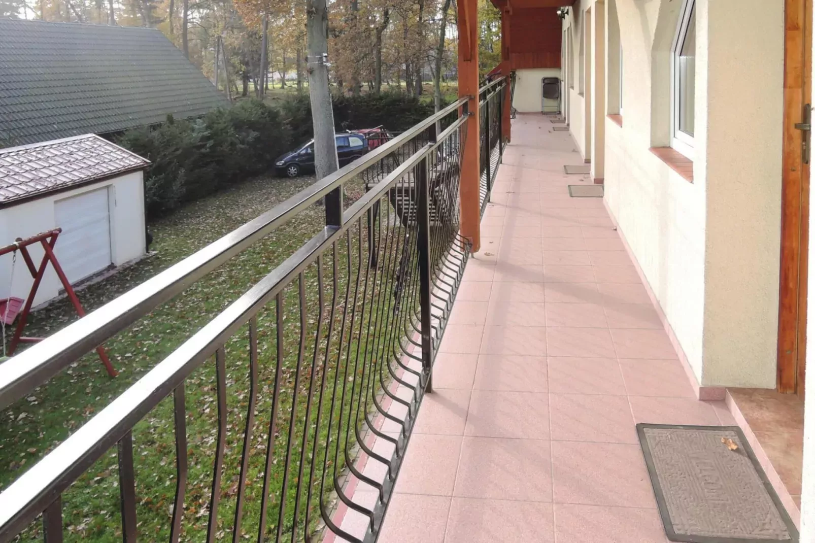 Lovely holiday home in Pobierowo for 20 persons-Terrace balcony