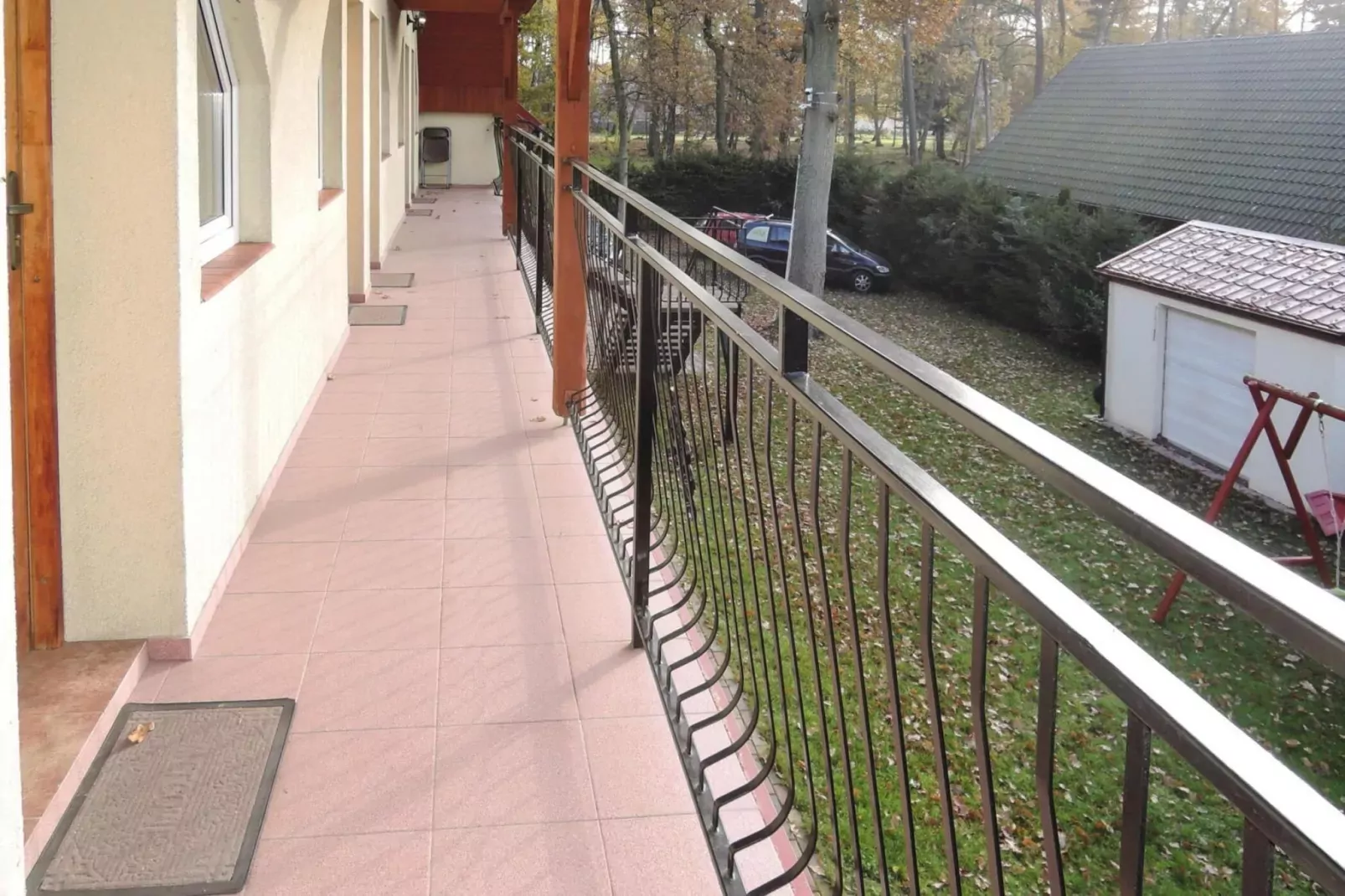 Lovely holiday home in Pobierowo for 20 persons-Terrace balcony