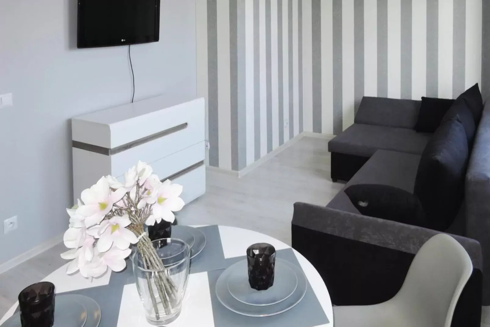 Holiday luxury apartment in Rewal-Living room