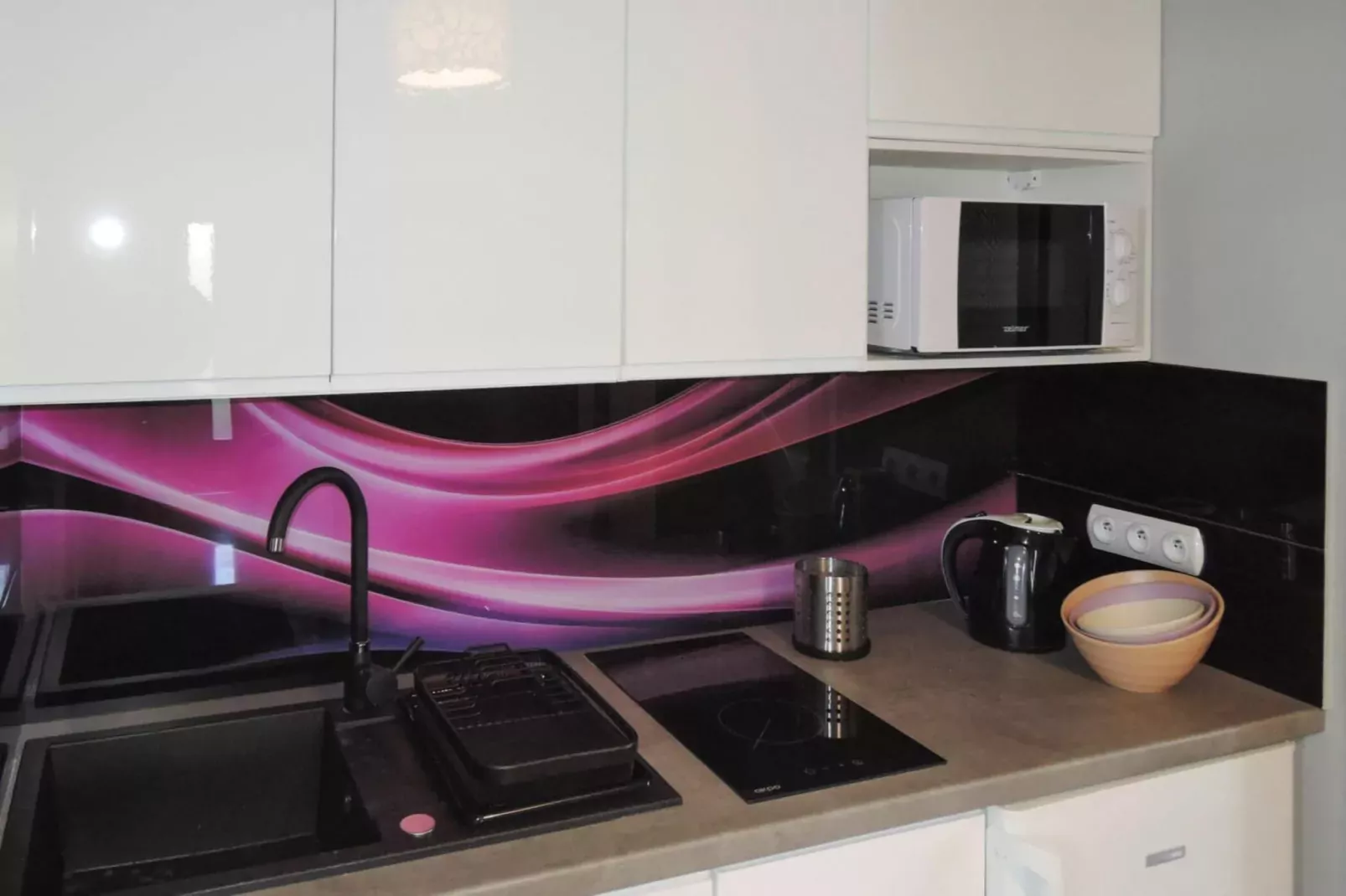 Holiday luxury apartment in Rewal-Kitchen