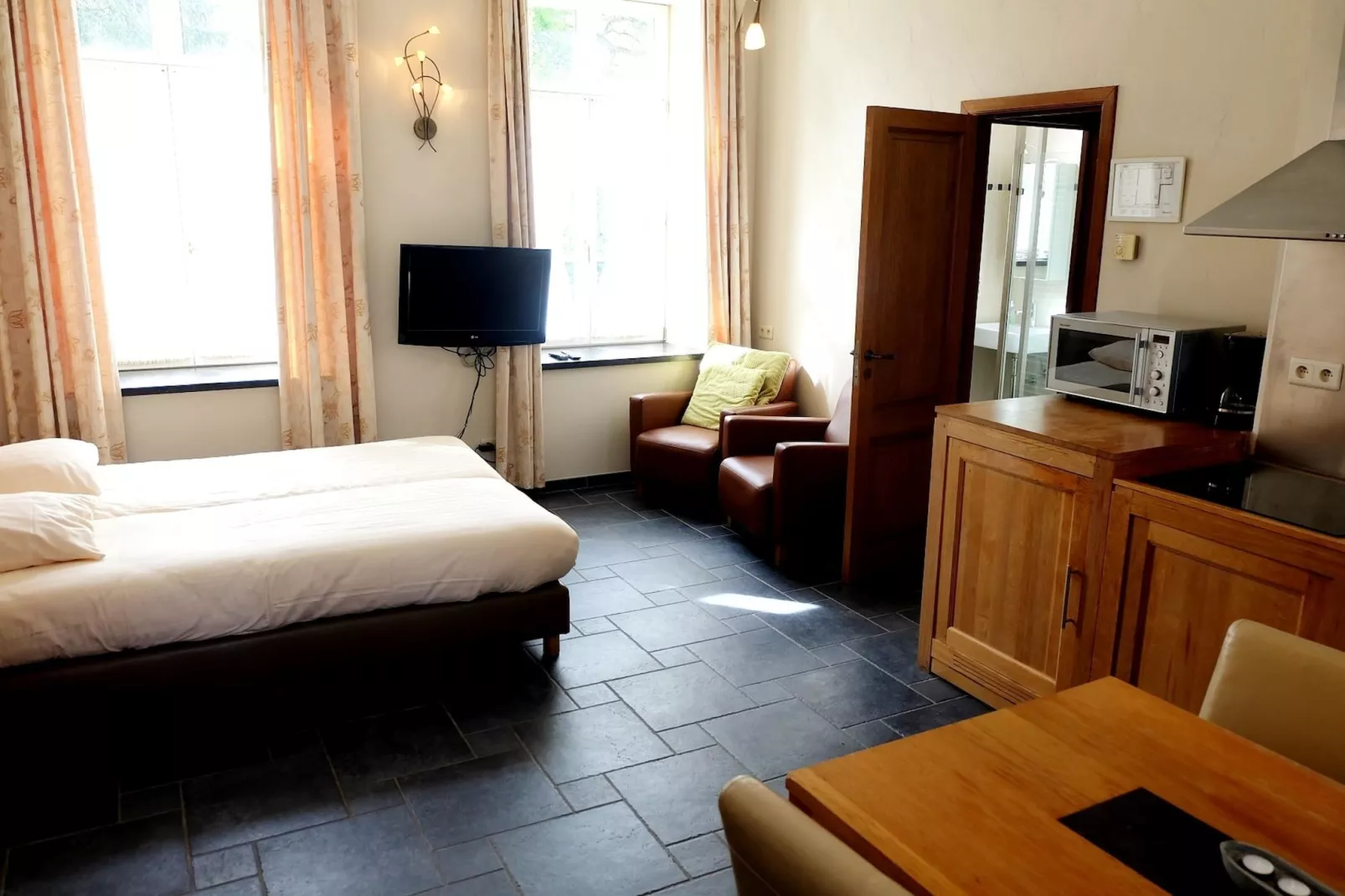Studio voor twee Domaine Château Dieupart-Bedroom