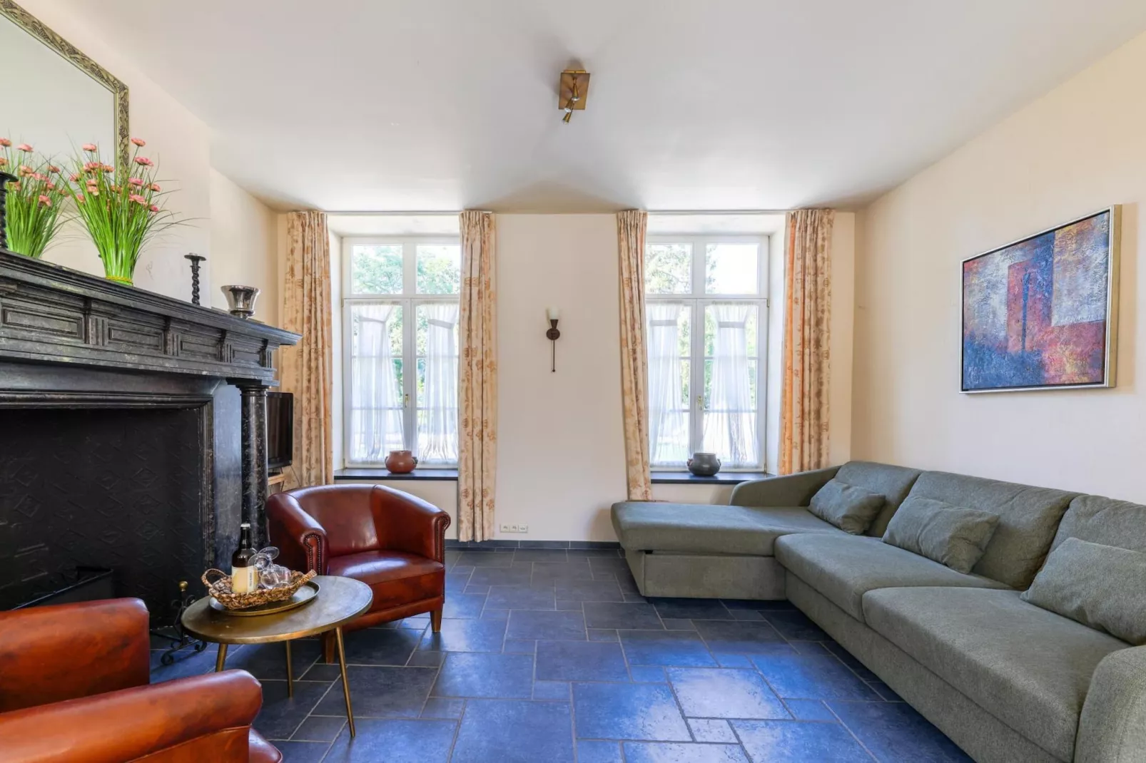 Appartement voor zes Domain Château Dieupart-Living room