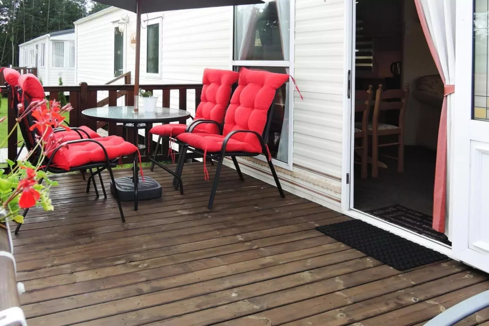 Holiday homes by the Lake Kolczewo 1-6 pers-Terrace balcony