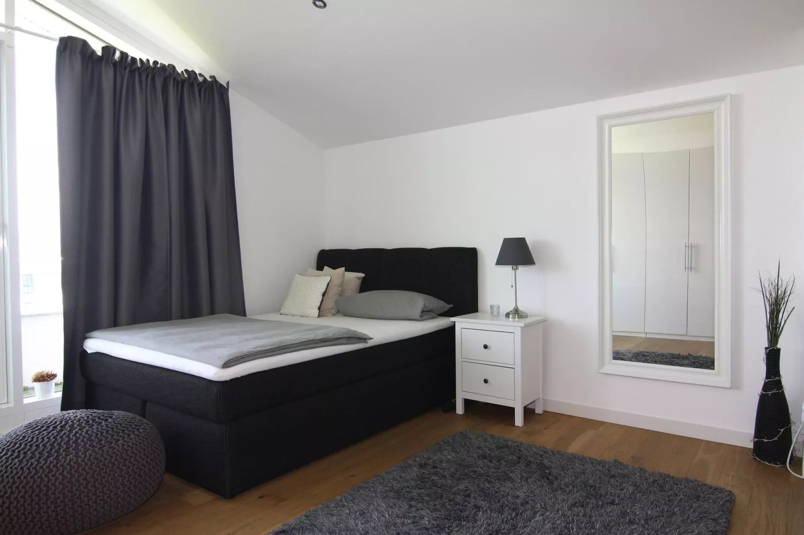 Appartementhaus Calmsailing Börgerende-Appartement 23 Meerblick 2 OG-Bedroom