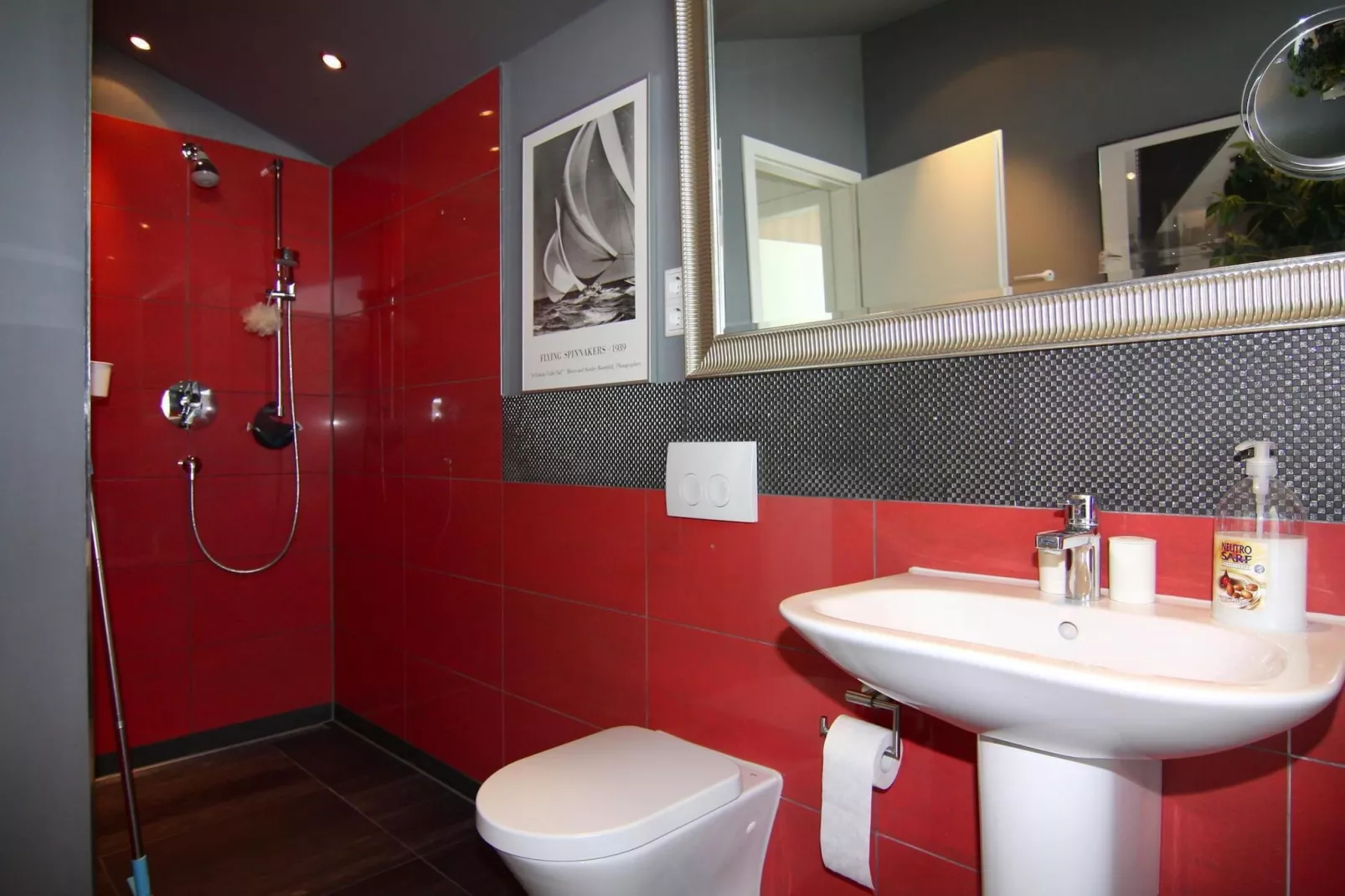 Appartementhaus Calmsailing Börgerende-Appartement 23 Meerblick 2 OG-Bathroom