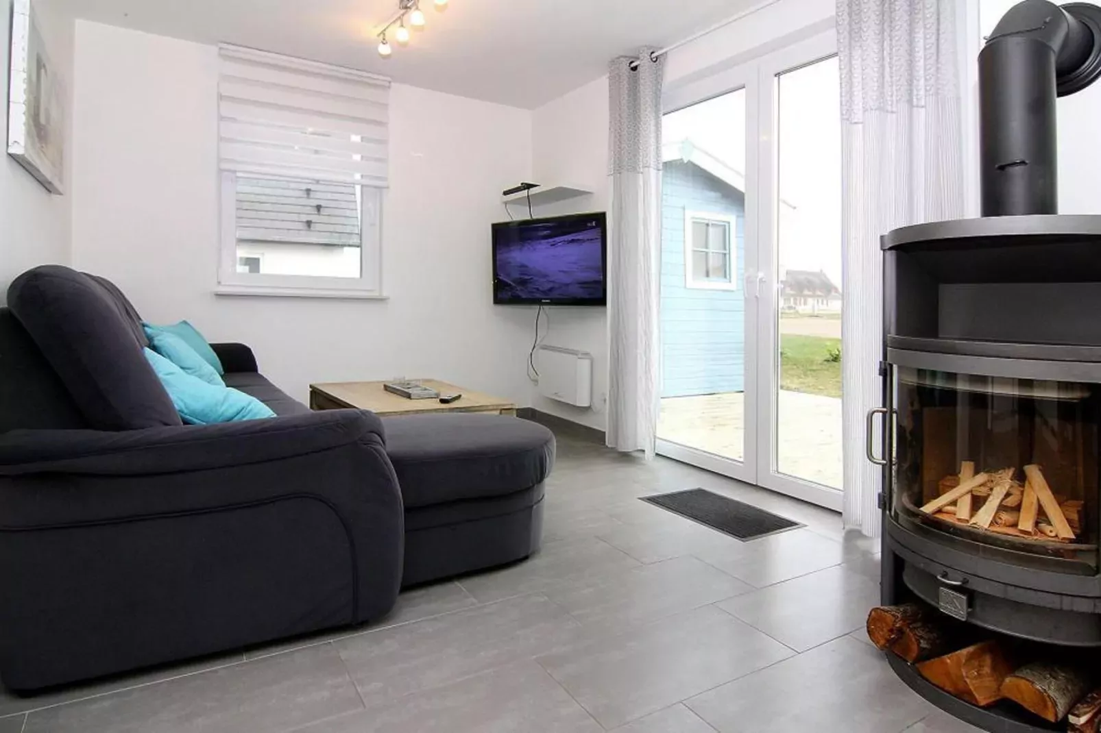Ferienhaus de Poeler Drift Zierow 4 Personen-Living room