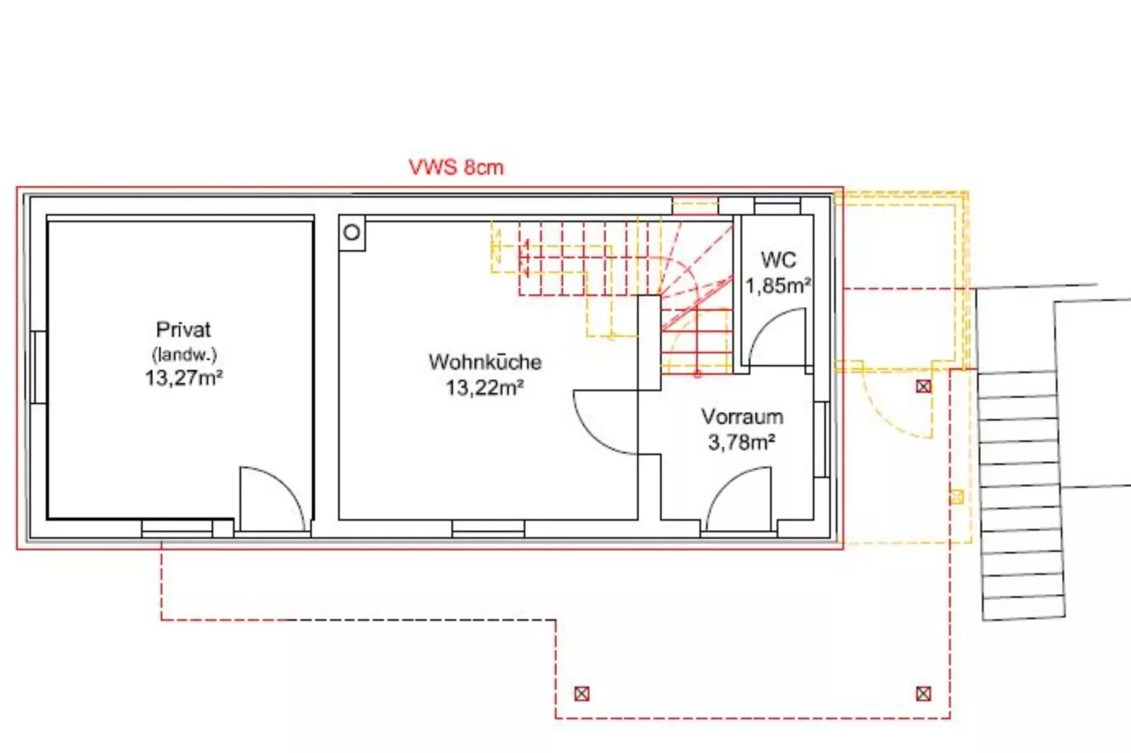 Ferienhaus Hirschbichlalm 8 Personen-Floor plan