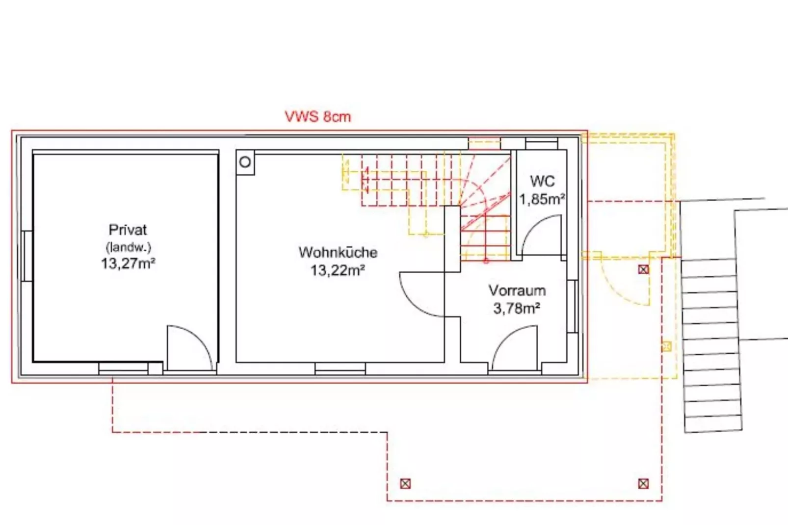 Ferienhaus Hirschbichlalm 6 Personen-Floor plan