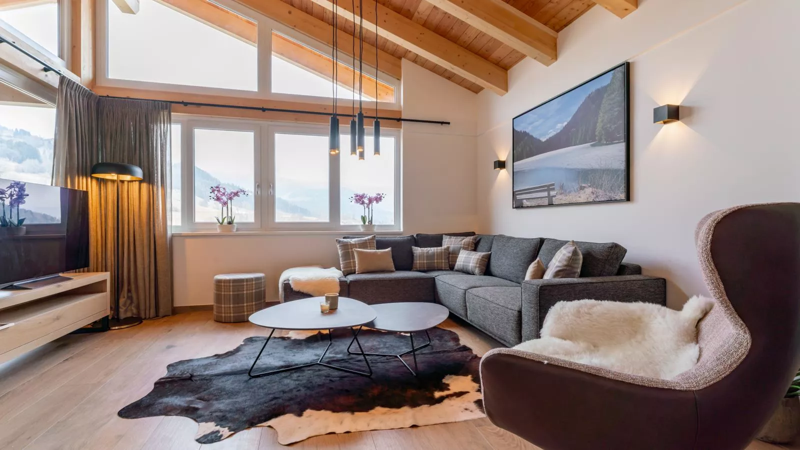 Grebenzen Lodge 44-Living room