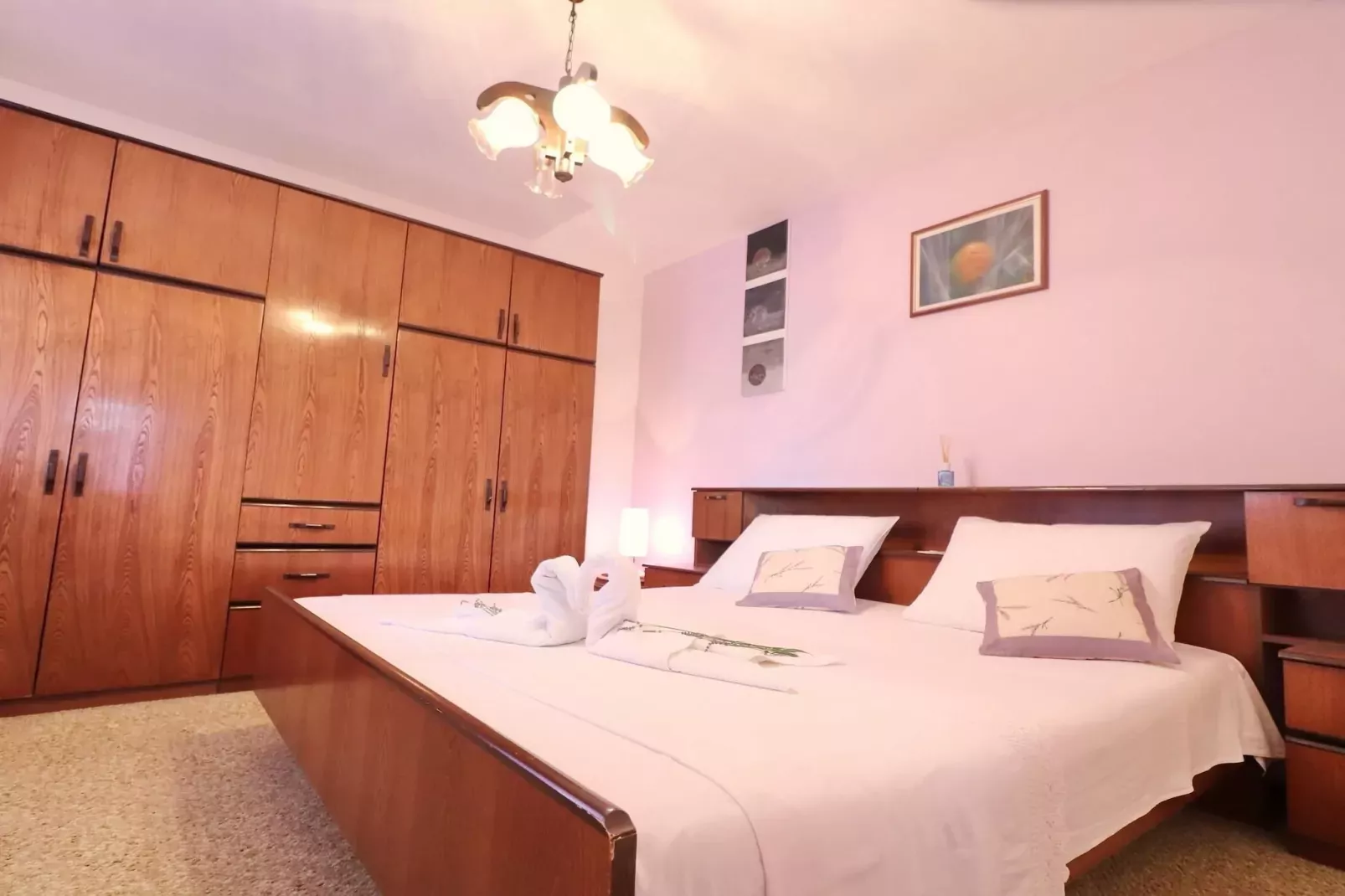 Apartments Villa Marijana - Standard One Bedroom Apartment with Terrace and Garden View (Marijana 4)-Schlafzimmer