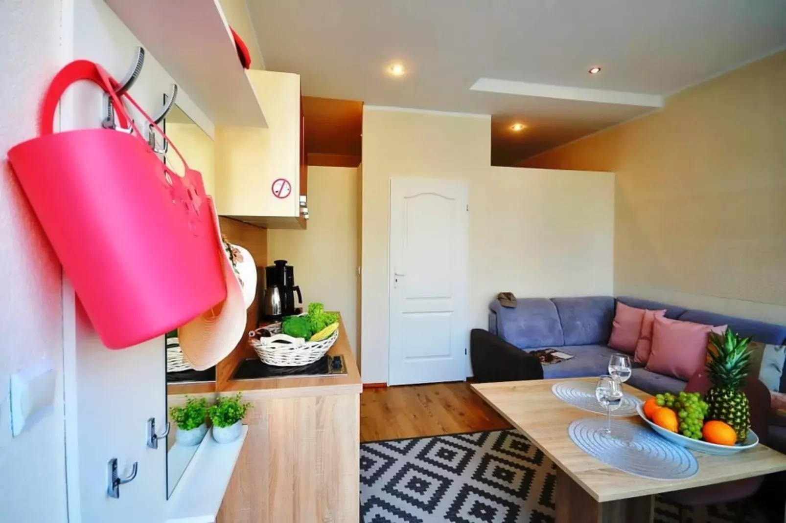 Apartament nr 3 35 qm parter Ustronie Morskie-Living room