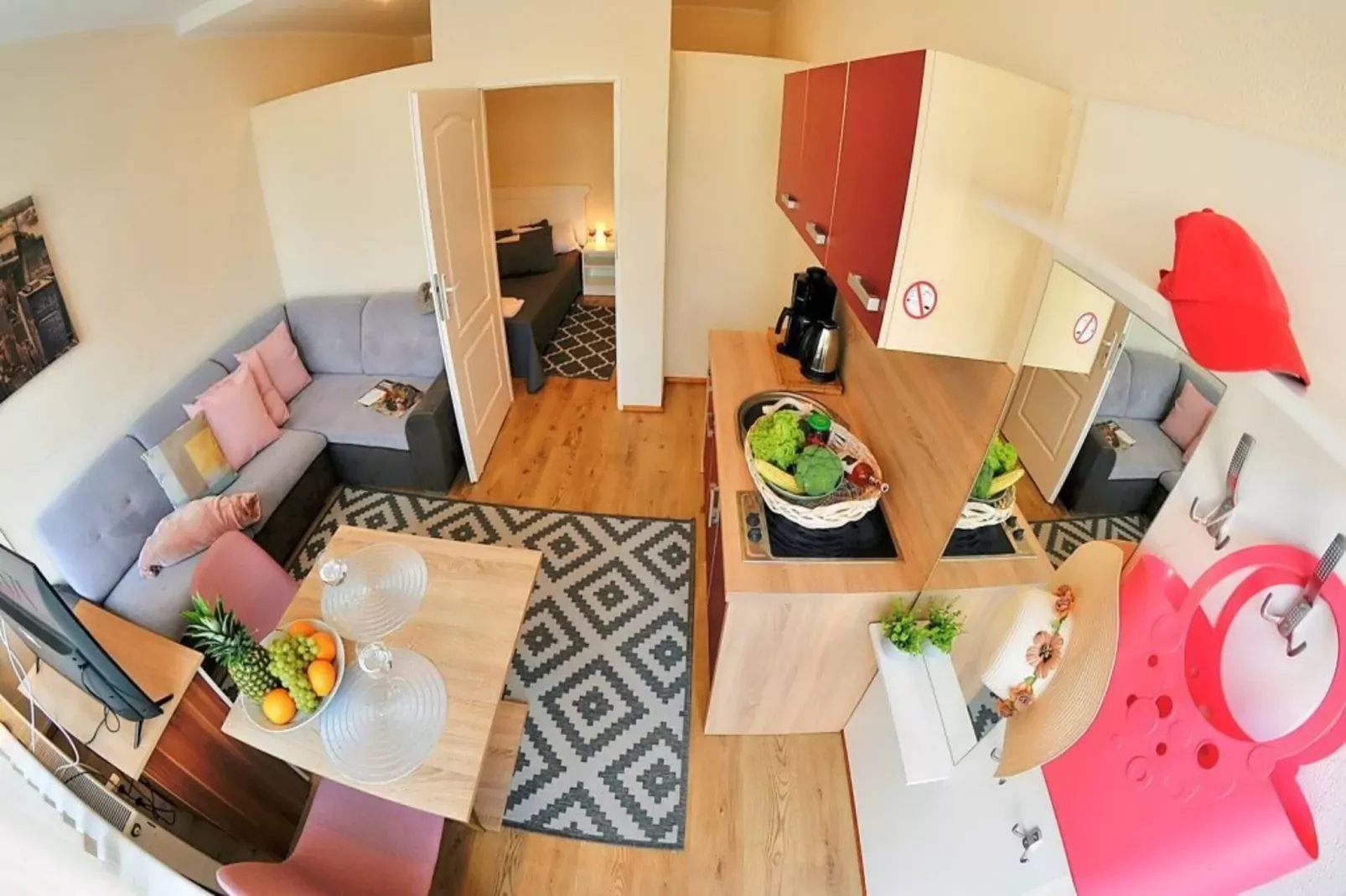 Apartament nr 3 35 qm parter Ustronie Morskie-Living room