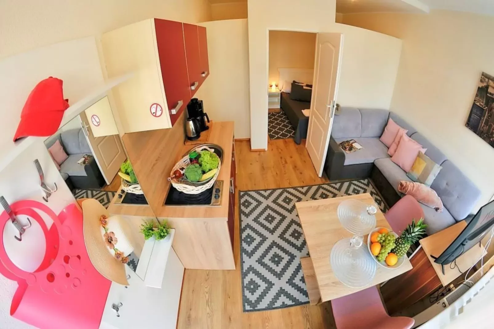 Apartament nr 3 35 qm parter Ustronie Morskie-Living room