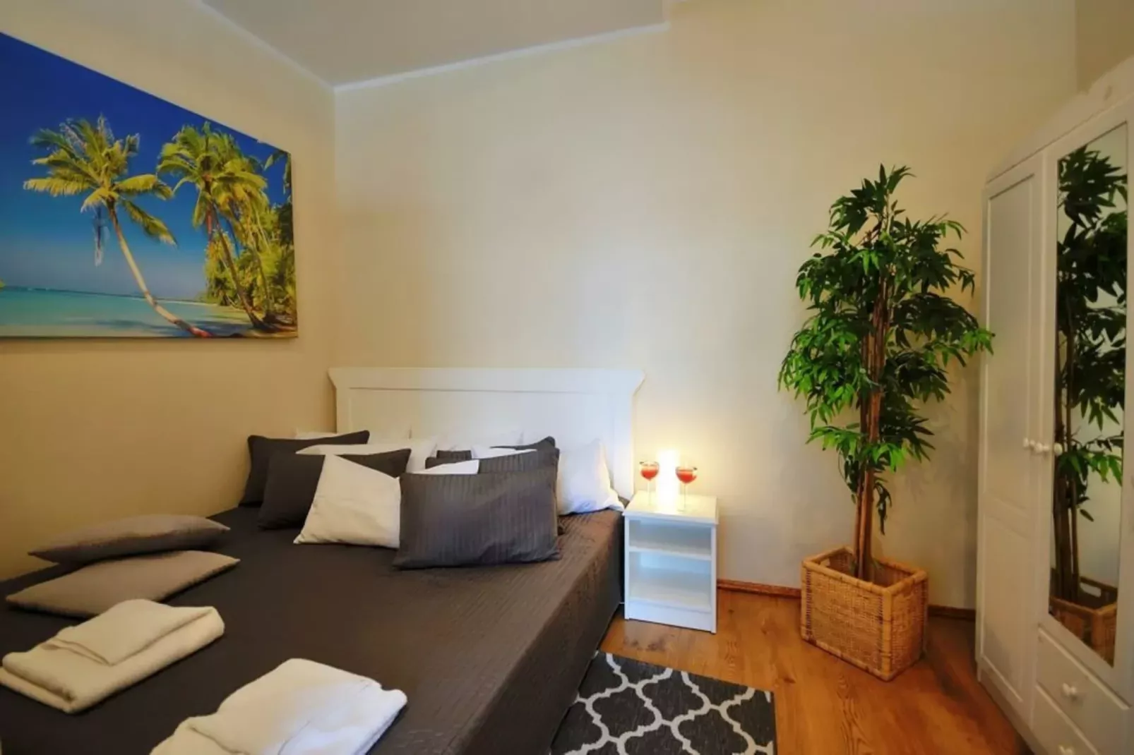 Apartament nr 3 35 qm parter Ustronie Morskie-Bedroom