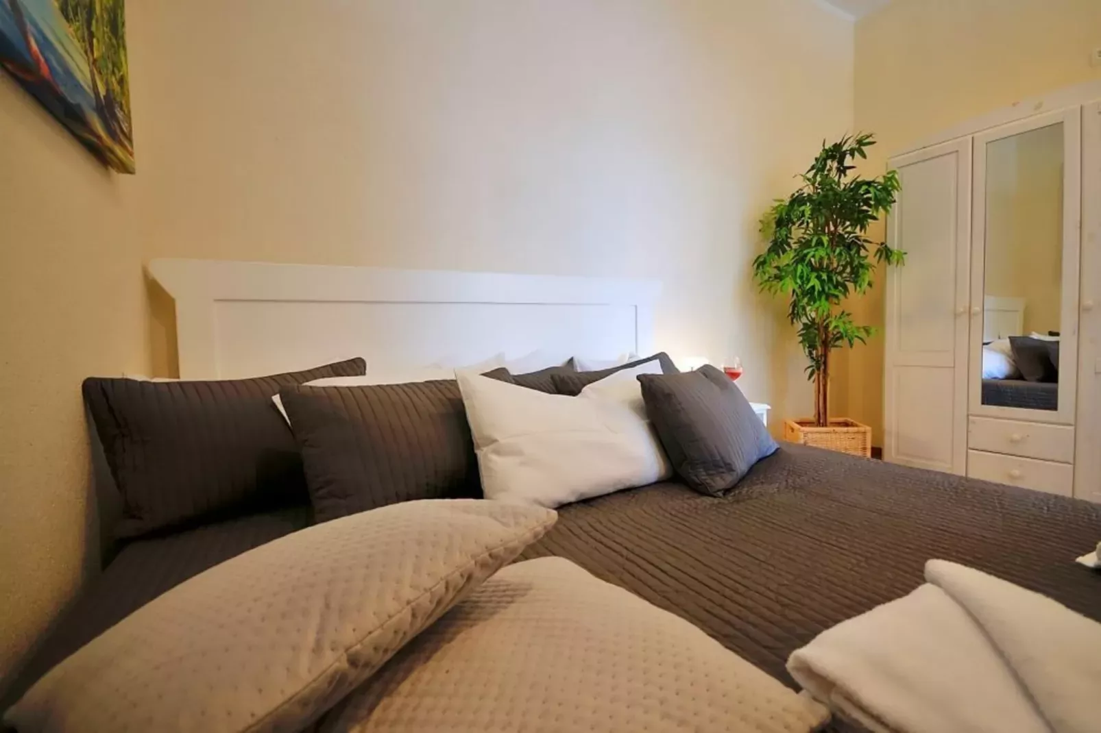 Apartament nr 3 35 qm parter Ustronie Morskie-Bedroom