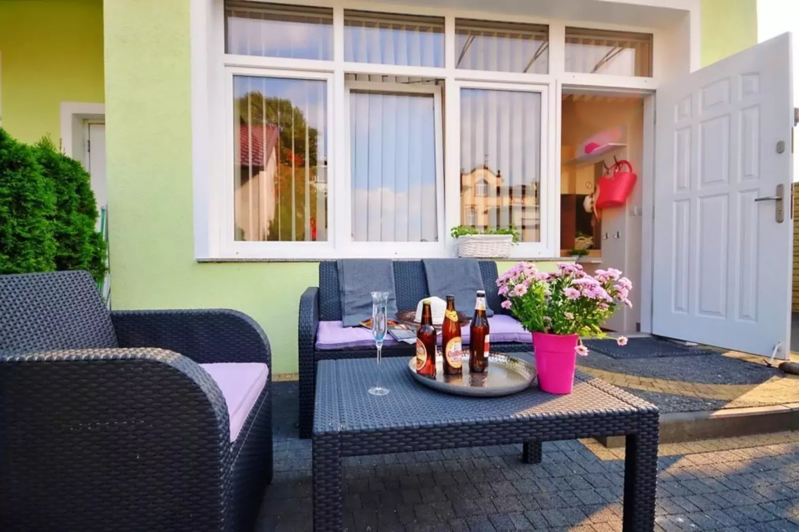 Apartament nr 3 35 qm parter Ustronie Morskie-Terrace balcony