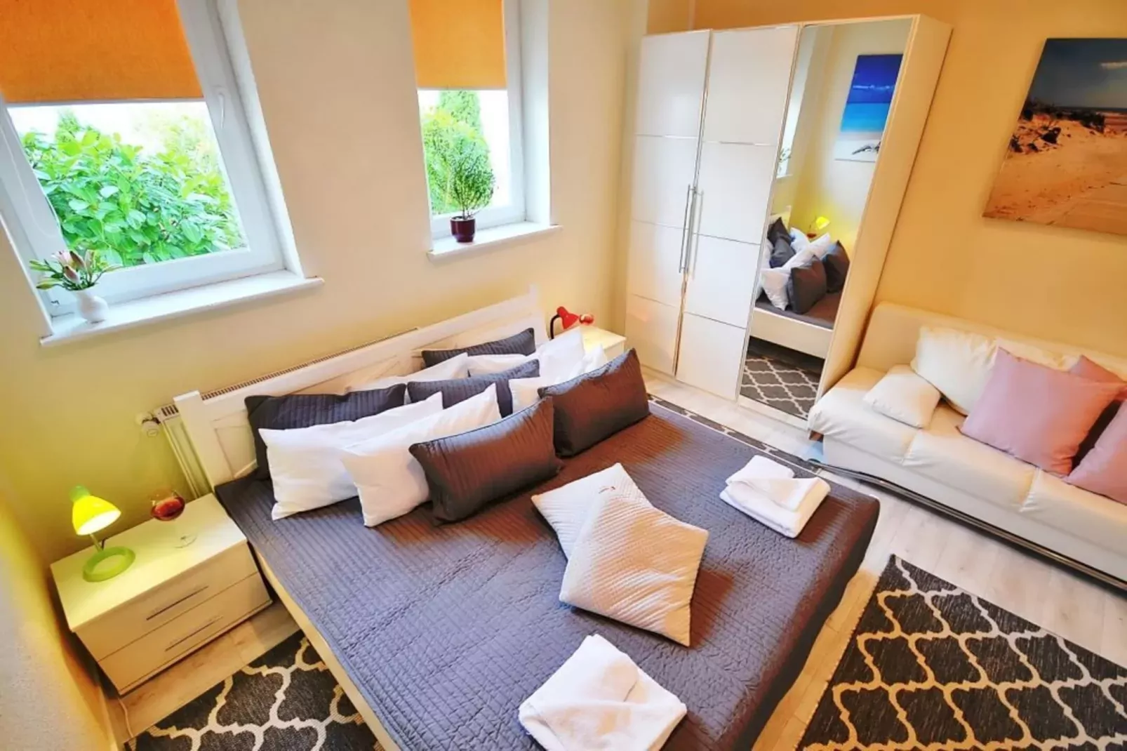 Apartament nr 2 50 qm parter Ustronie Morskie-Bedroom