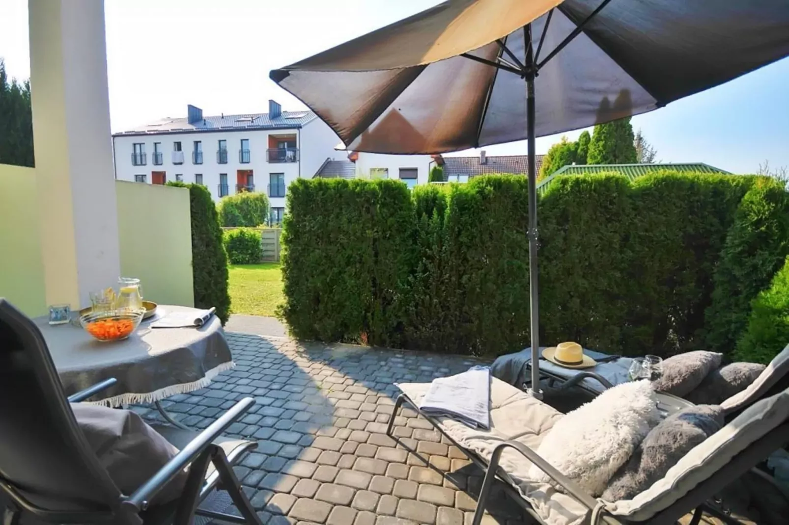 Apartament nr 2 50 qm parter Ustronie Morskie-Terrace balcony