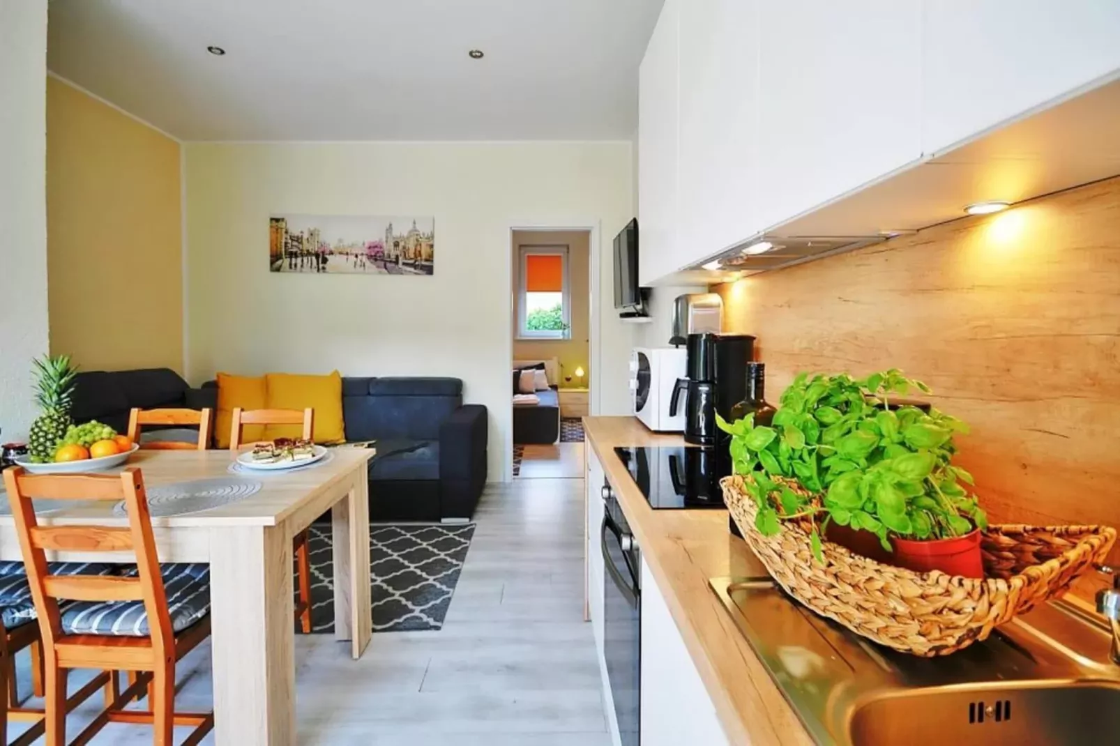 Apartament nr 2 50 qm parter Ustronie Morskie-Kitchen