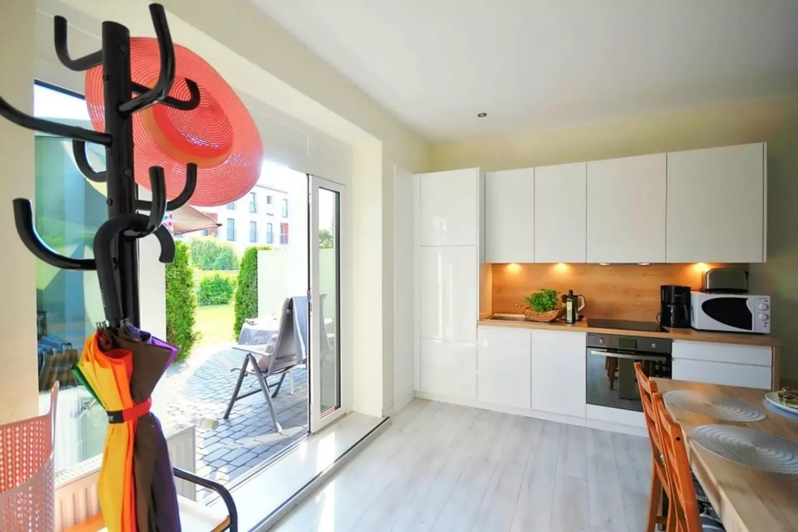 Apartament nr 2 50 qm parter Ustronie Morskie-Kitchen