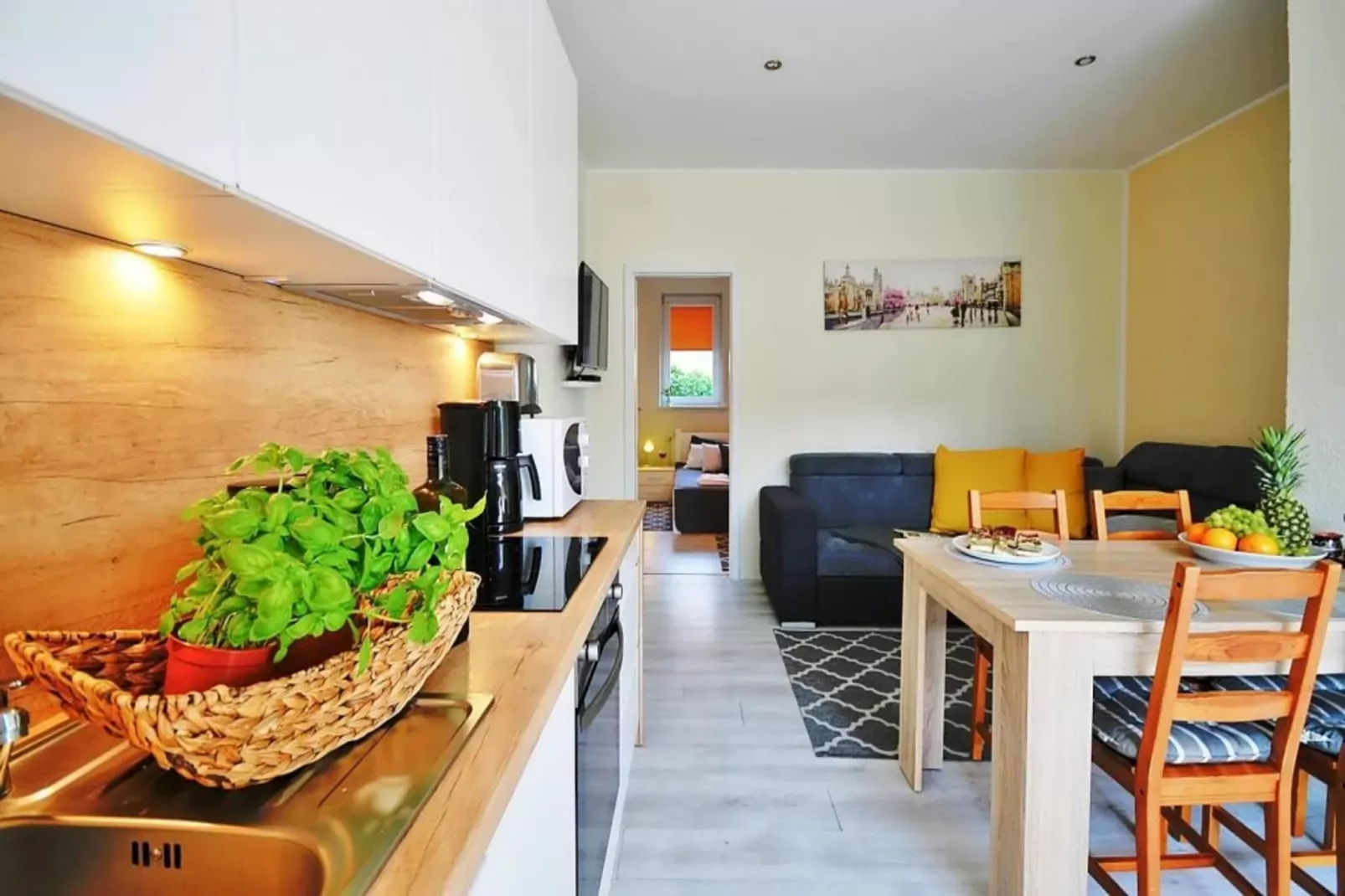 Apartament nr 2 50 qm parter Ustronie Morskie-Kitchen