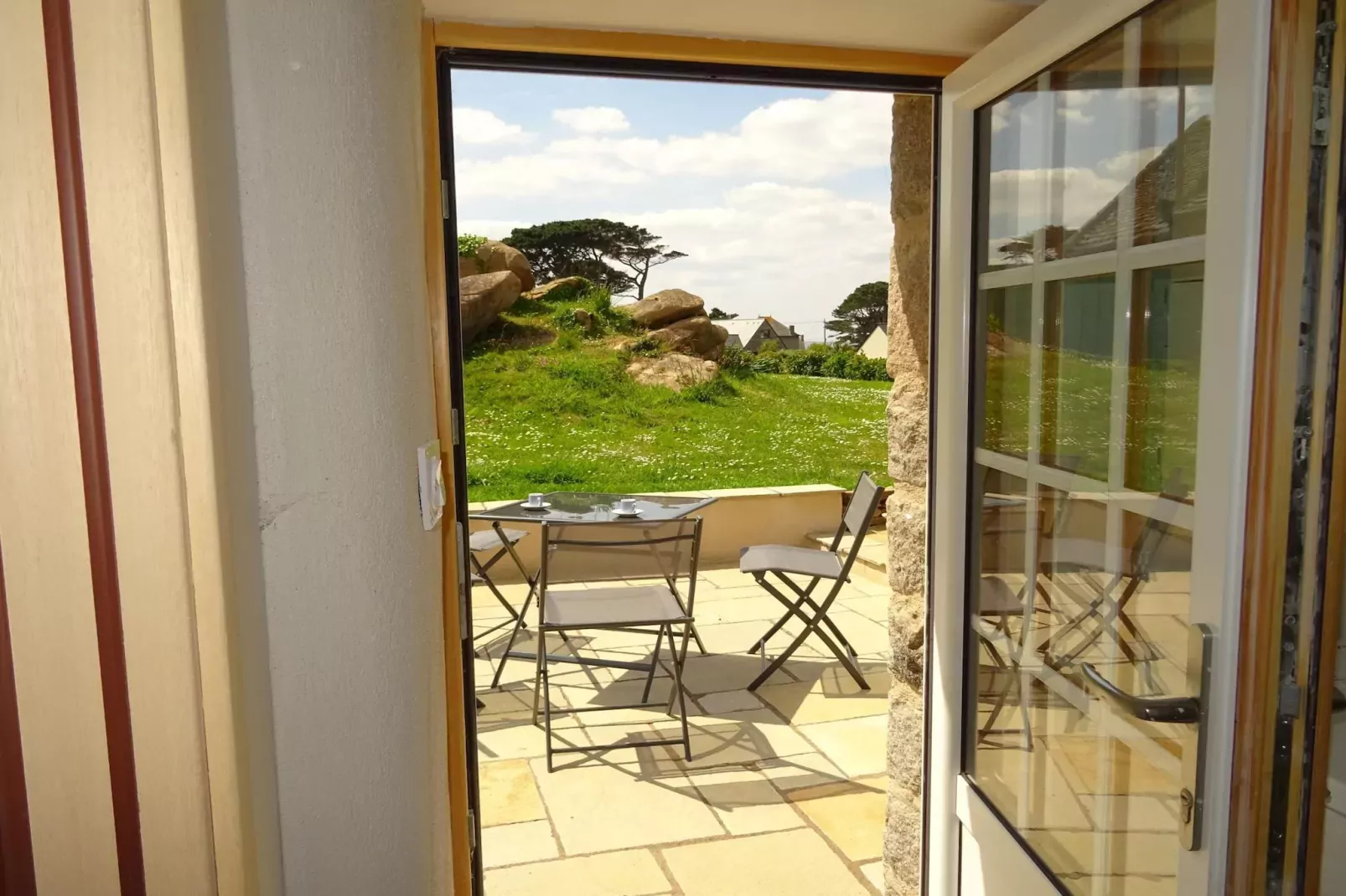 Holiday Home Plougasnou-View in summer