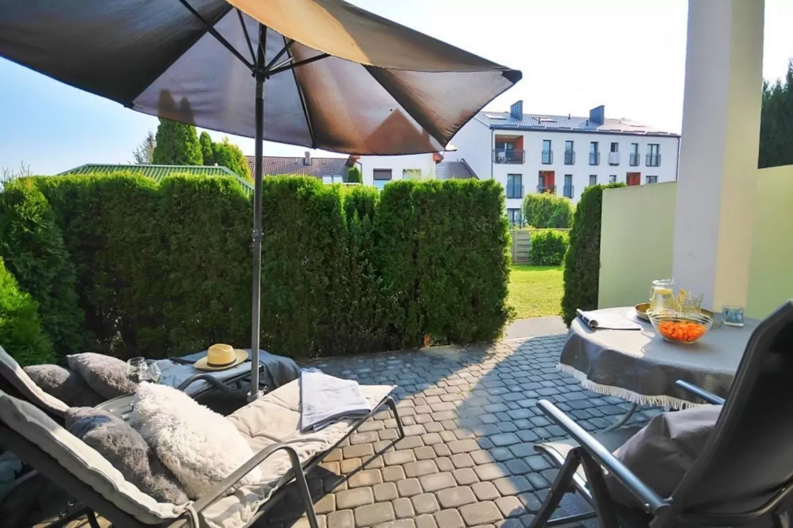 Apartament nr 2 50 qm parter Ustronie Morskie-Terrace balcony