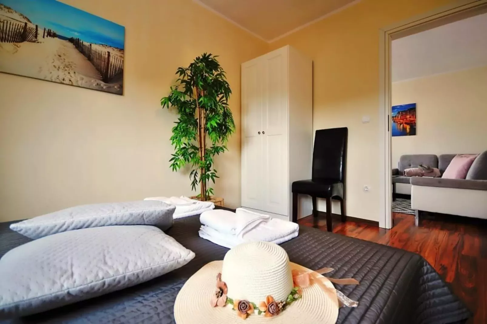 Apartament nr 5 57qm Ustronie Morskie-Bedroom