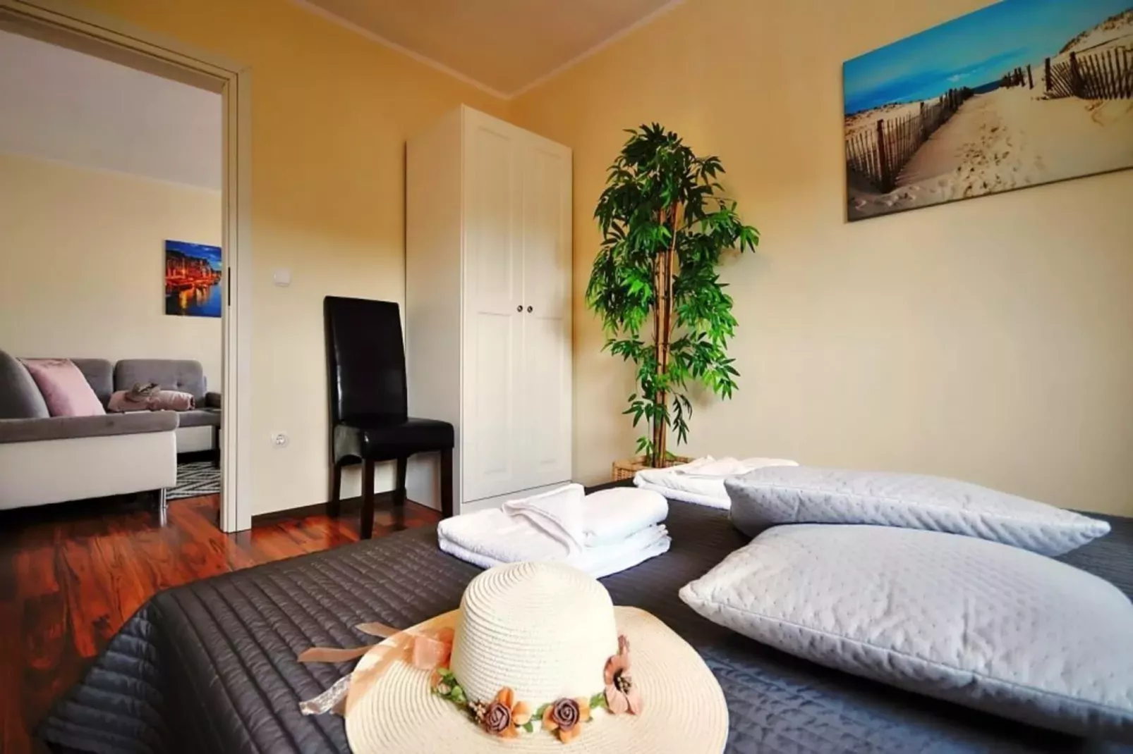 Apartament nr 5 57qm Ustronie Morskie-Bedroom